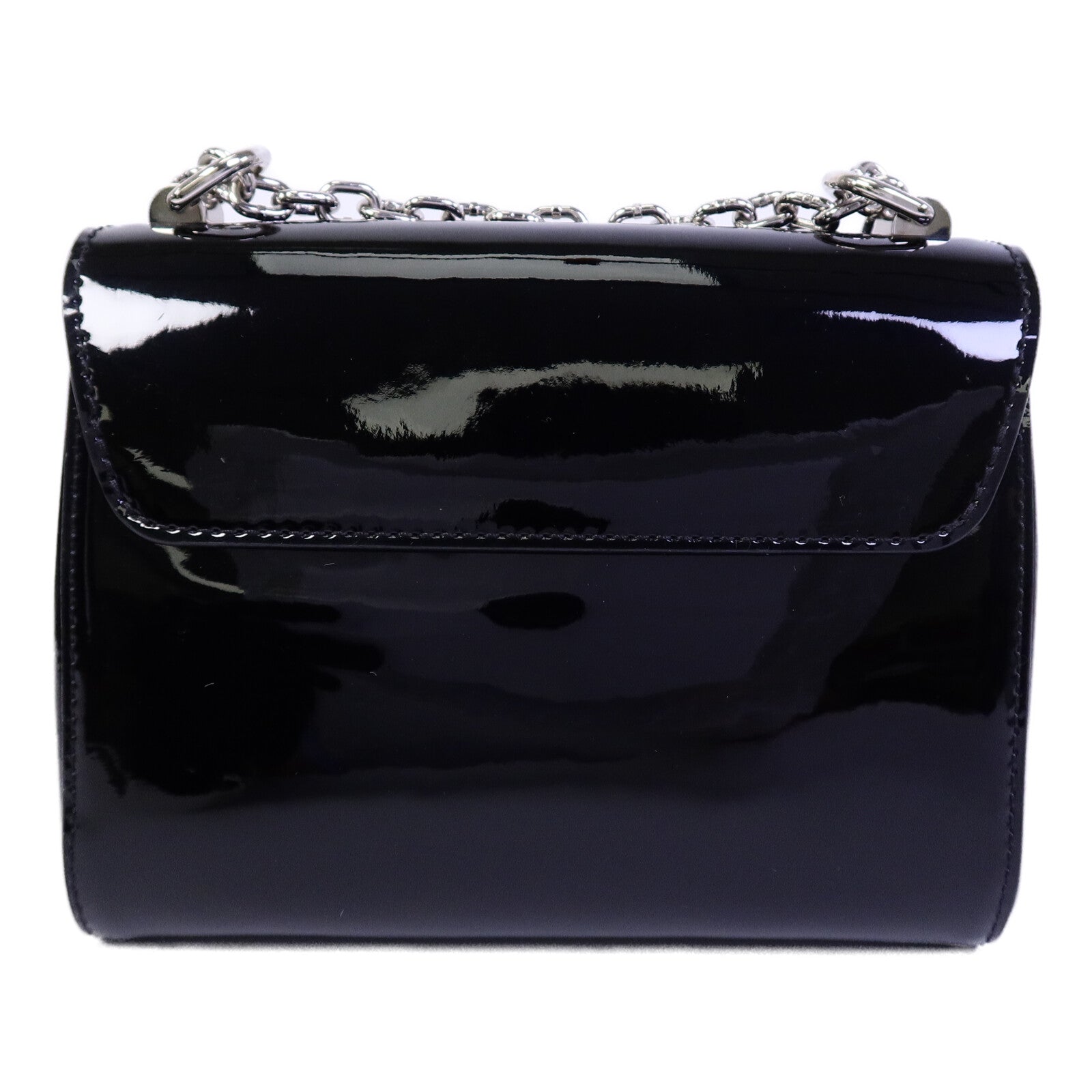 LOUIS VUITTON 漆皮皮革Twist PM鏈帶肩背袋