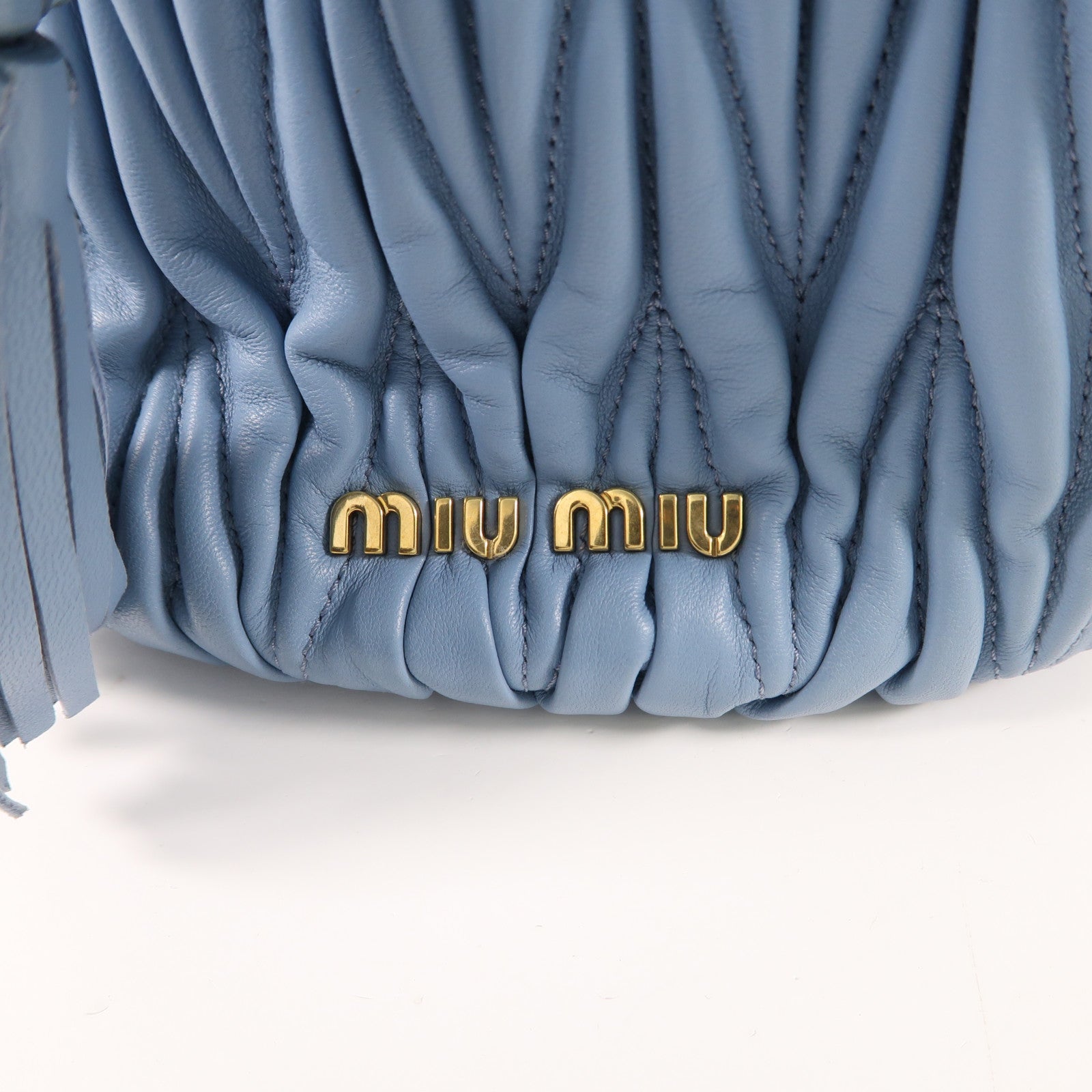 Miu Miu 羊皮皮革Shoulder Bag金扣肩背袋
