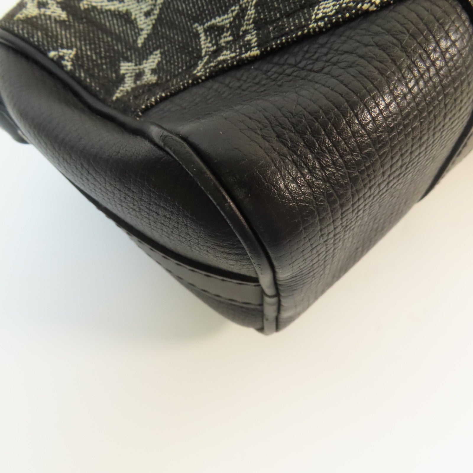 LOUIS VUITTON Monogram Denim Nigo Keepall XS銀扣手挽肩背兩用袋