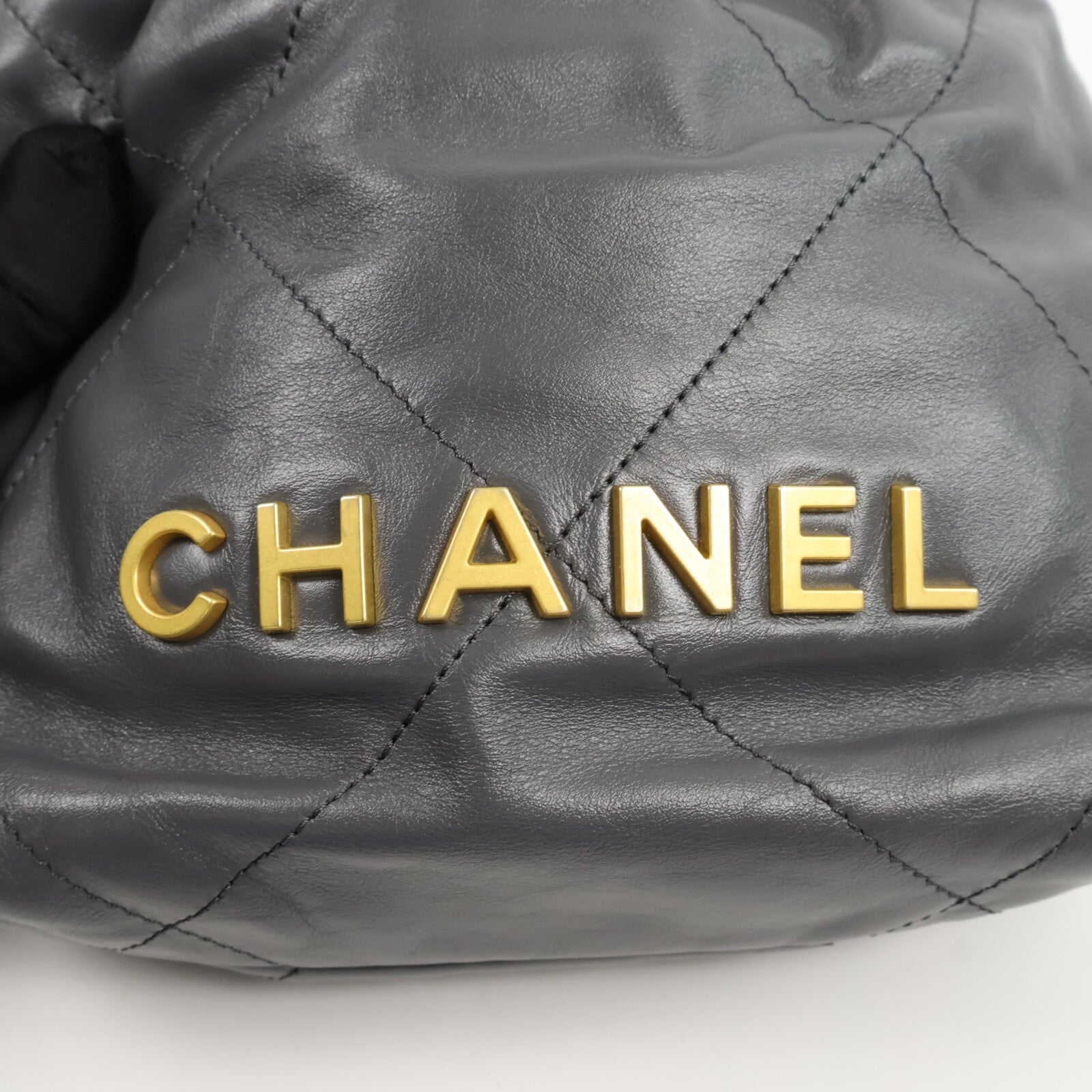 CHANEL 羊皮皮革Chanel 22 Mini鏈帶手挽肩背兩用袋