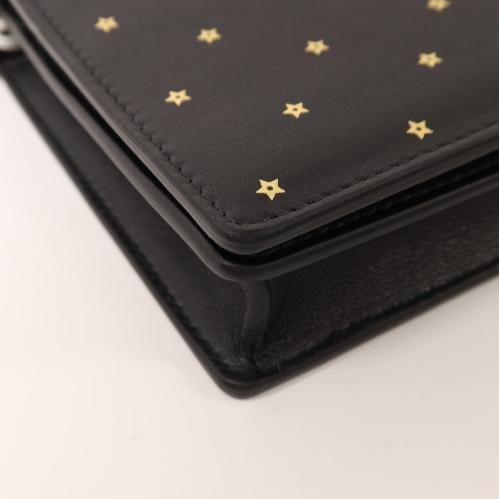 Dior 牛皮皮革Stars Wallet On Chain金扣鏈帶肩背袋