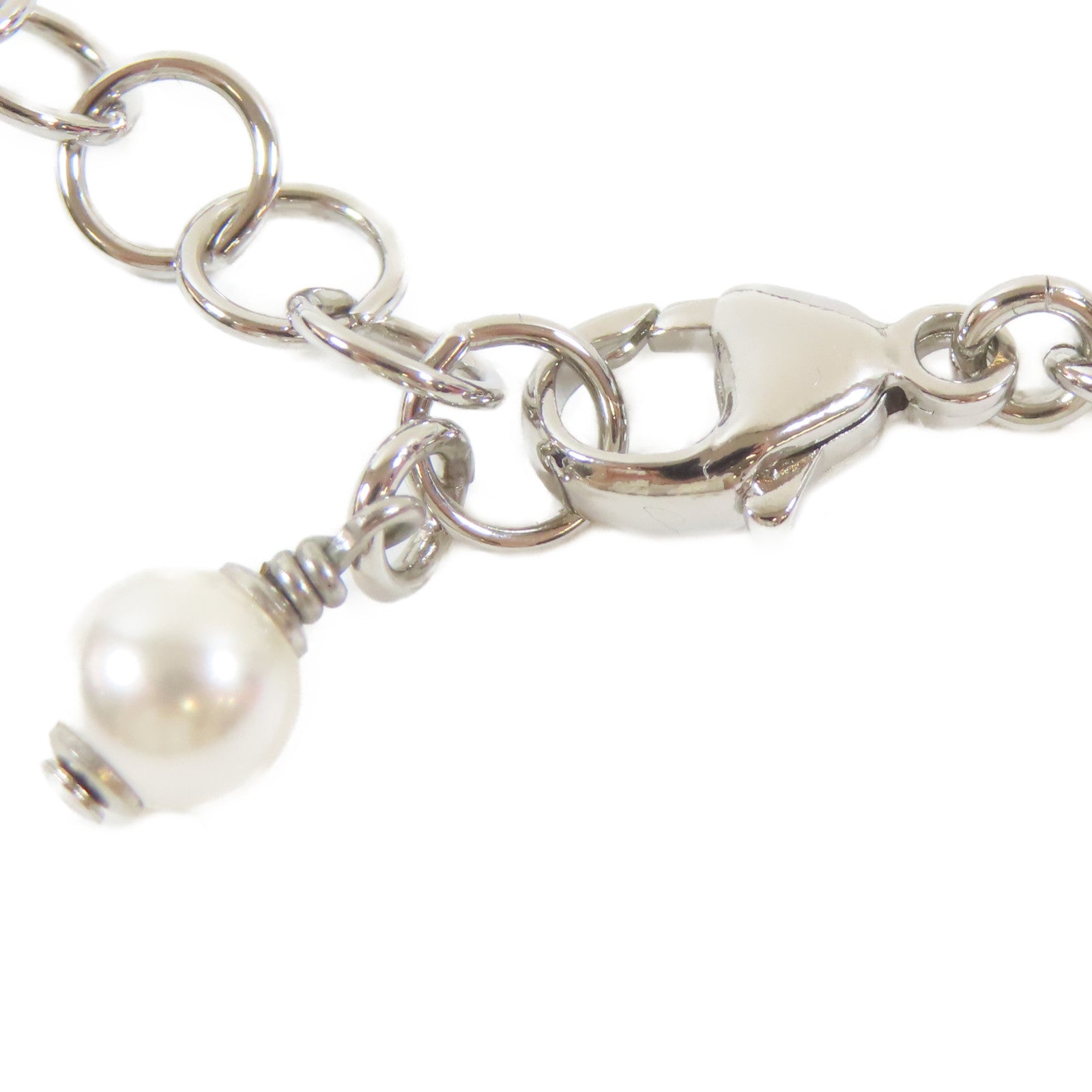 CHANEL 金屬Necklace項鍊銀色