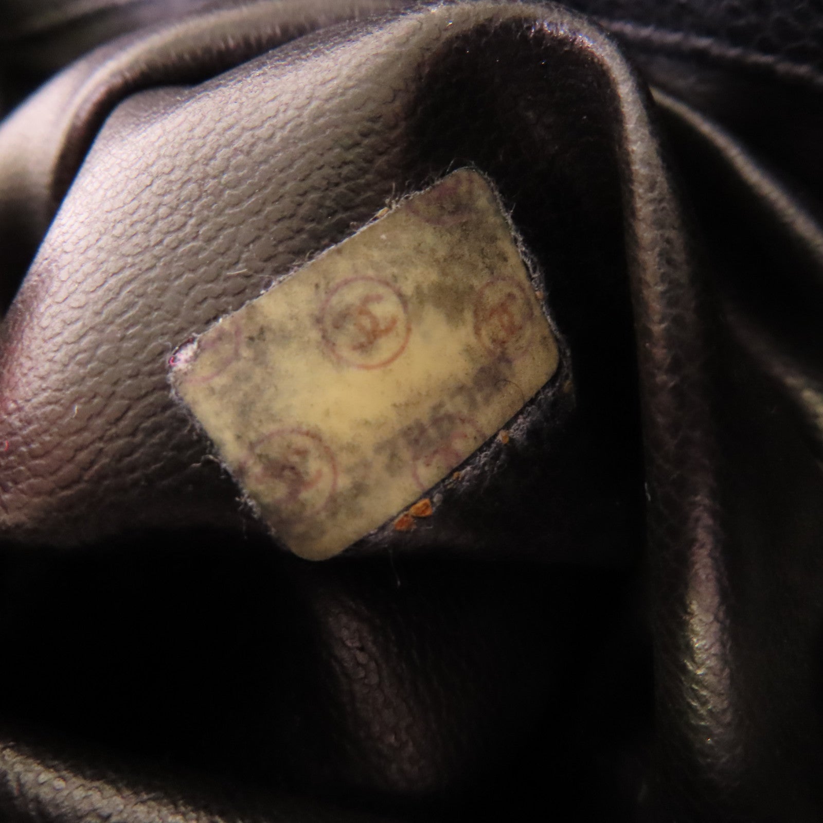CHANEL 【激減優惠】Caviar皮革Vintage Shoulder Bag金扣肩背袋黑色