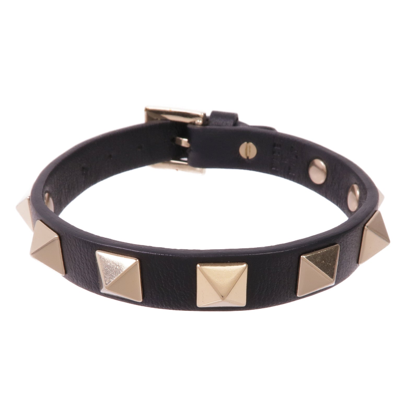 Valentino 牛皮皮革/金屬Bracelet手帶