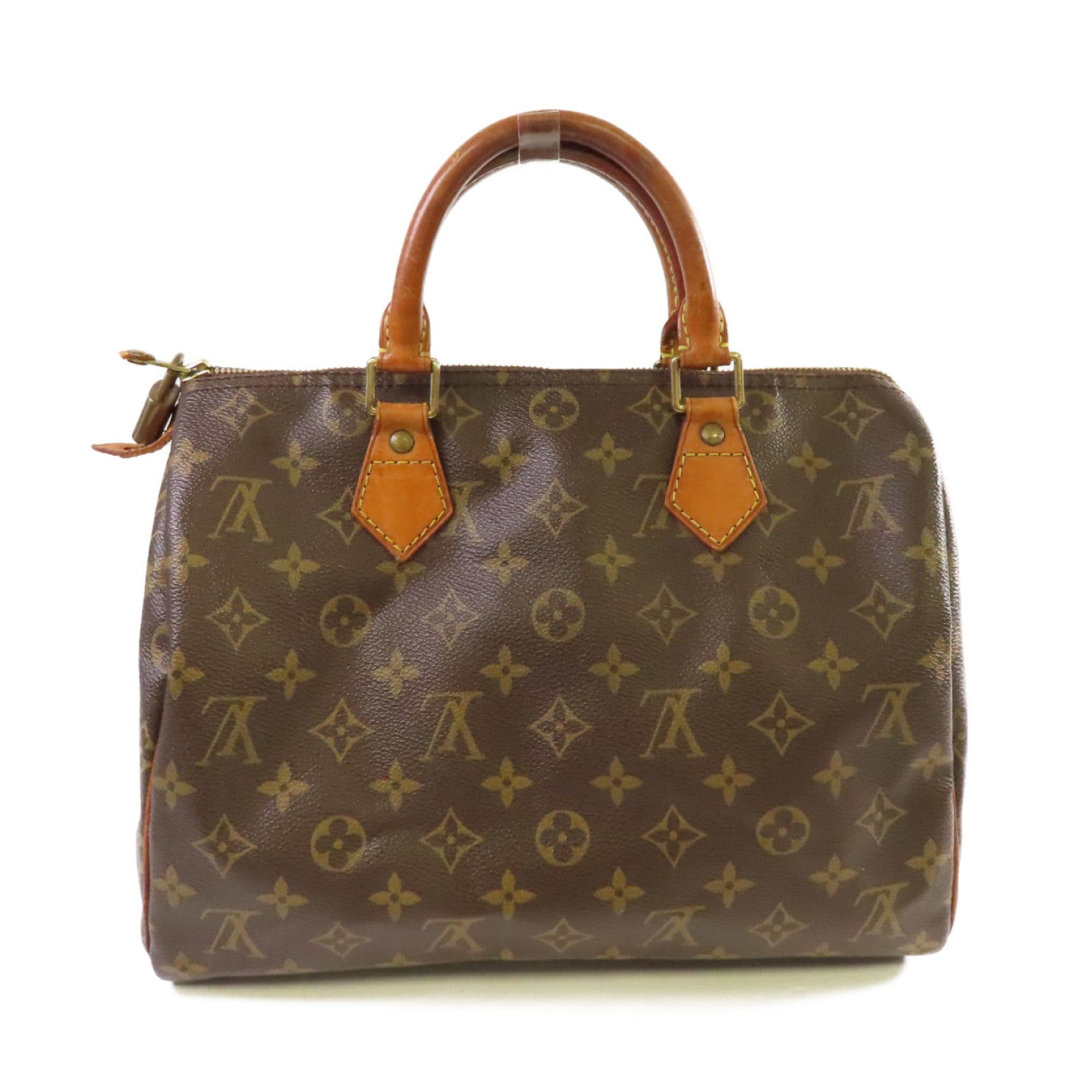 LOUIS VUITTON 【激減優惠】Monogram Speedy 30金扣手挽袋啡色