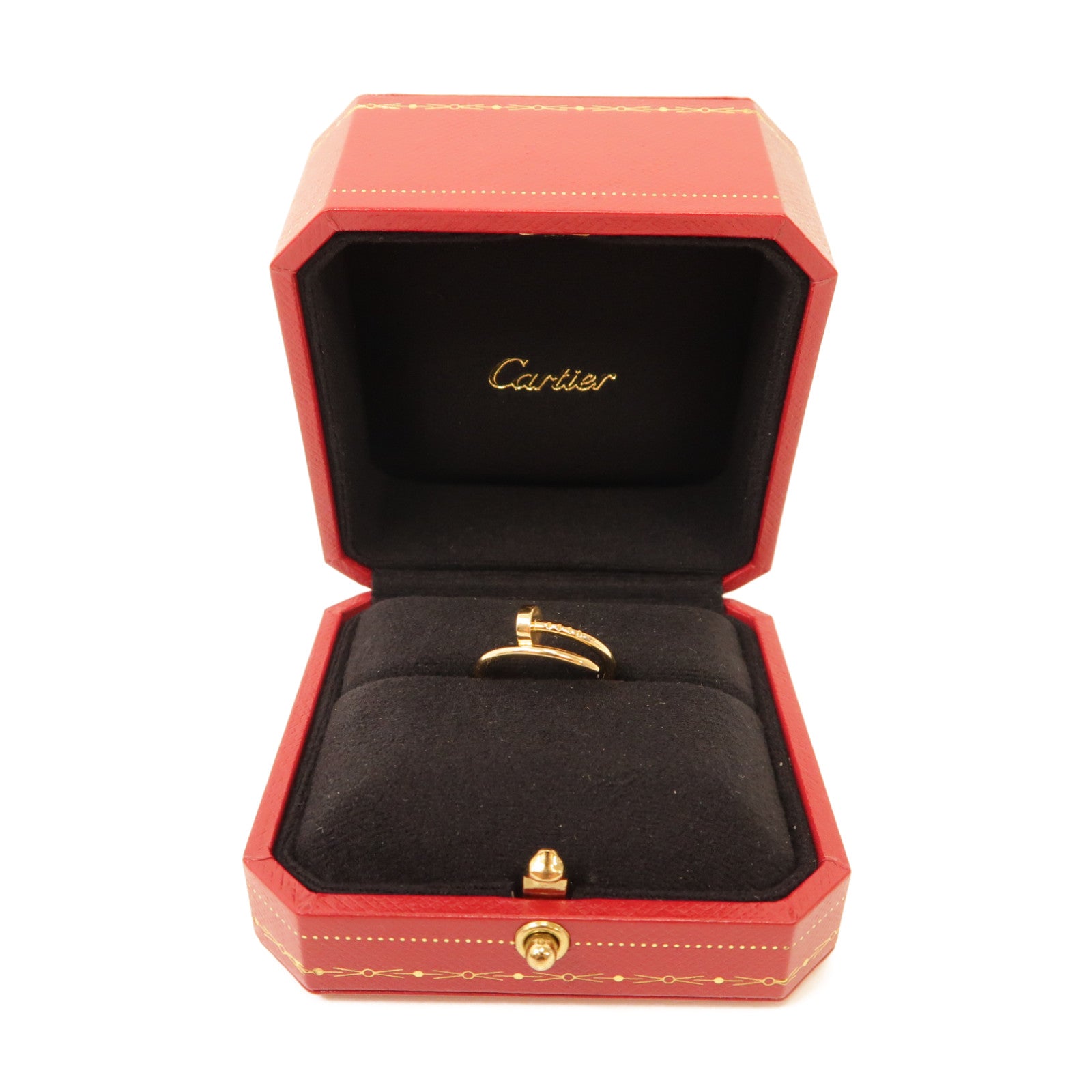 CARTIER 18K黃金Juste Un Clou Ring戒指US#6/Cartier#50