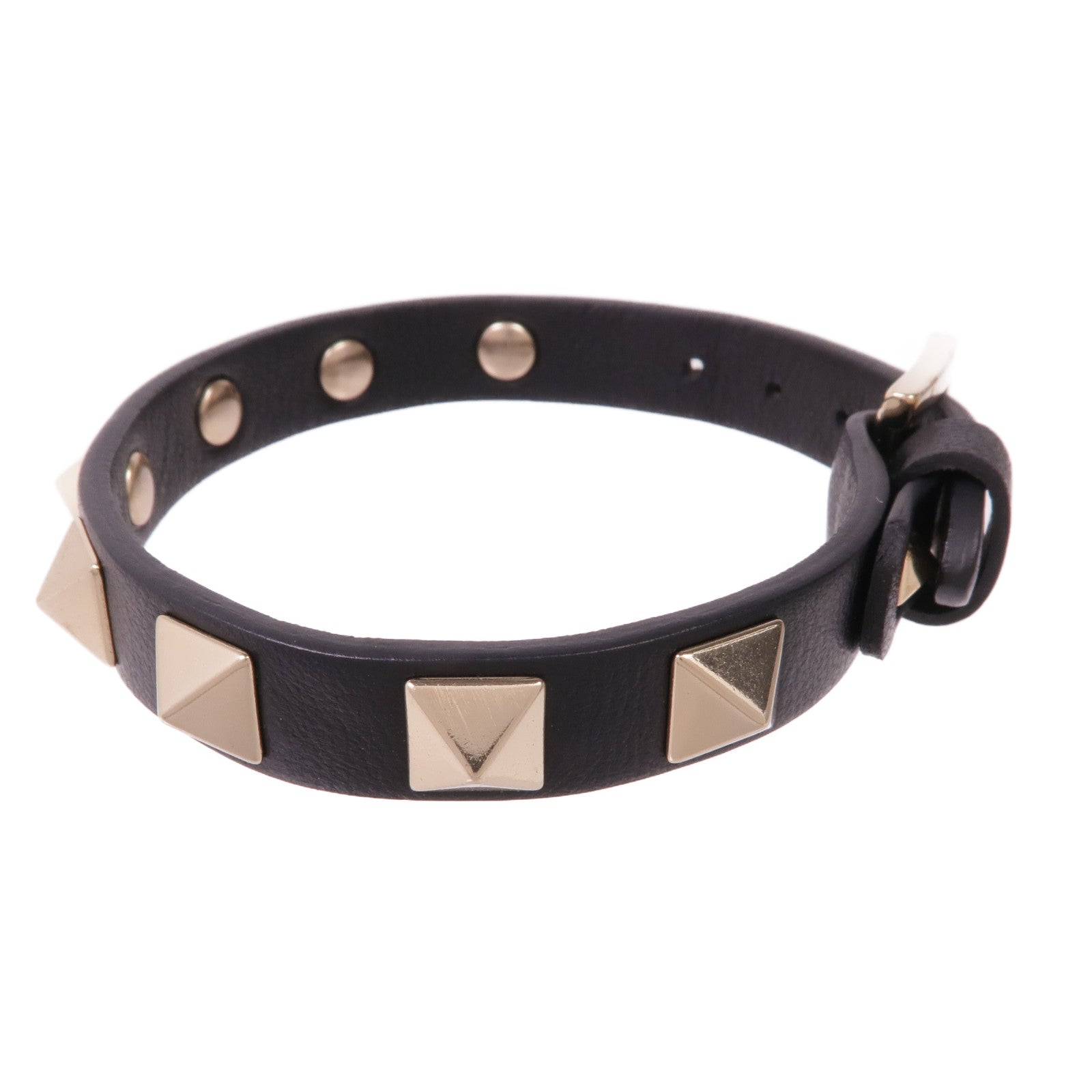 Valentino 牛皮皮革/金屬Bracelet手帶