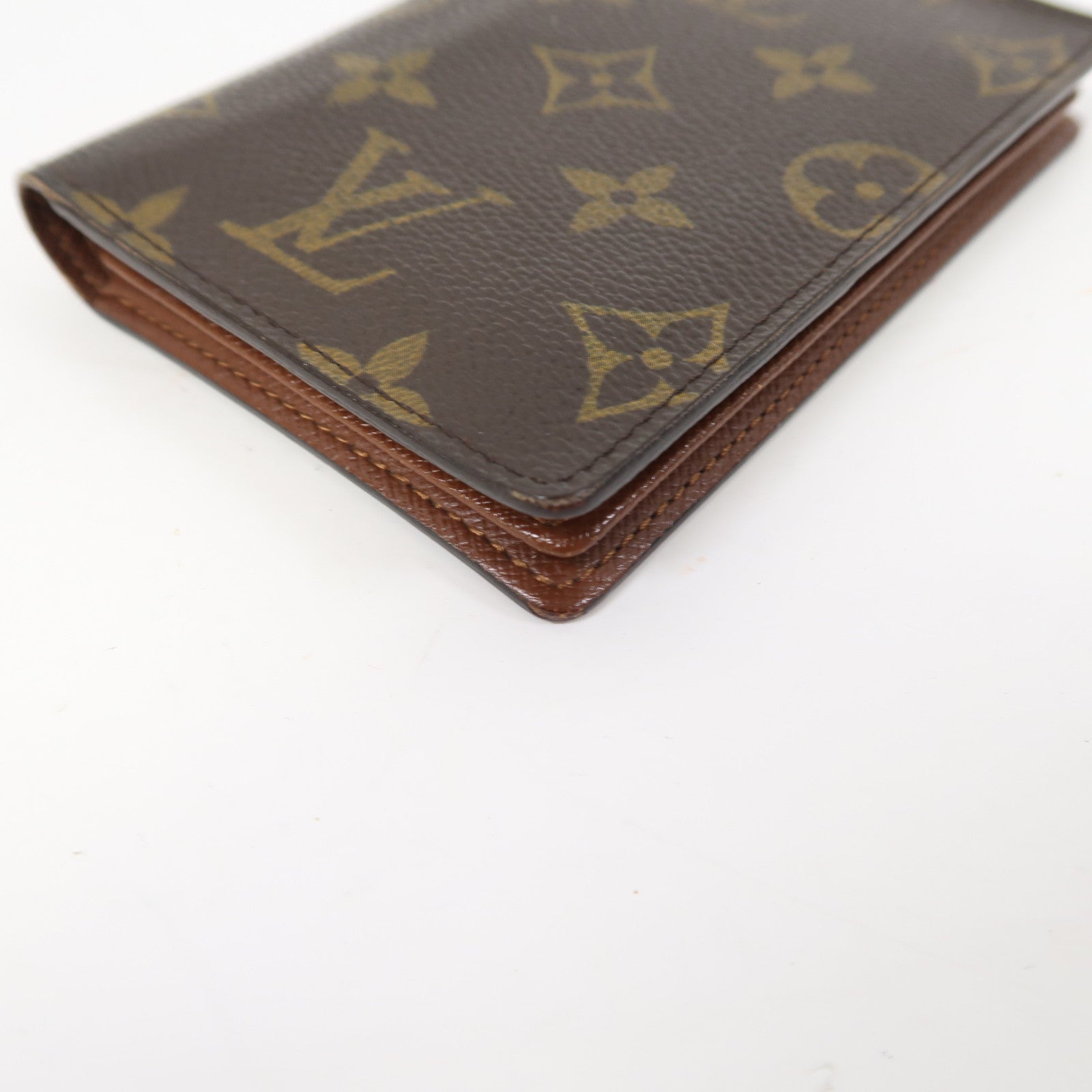 LOUIS VUITTON Monogram Trifold錢包啡色