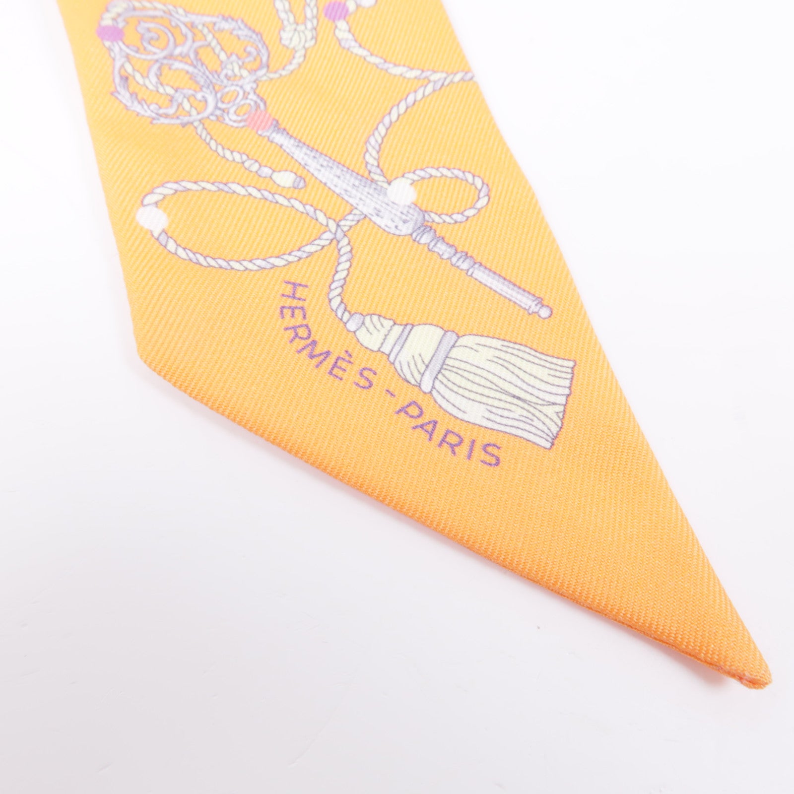 HERMES 絲質Twilly絲巾