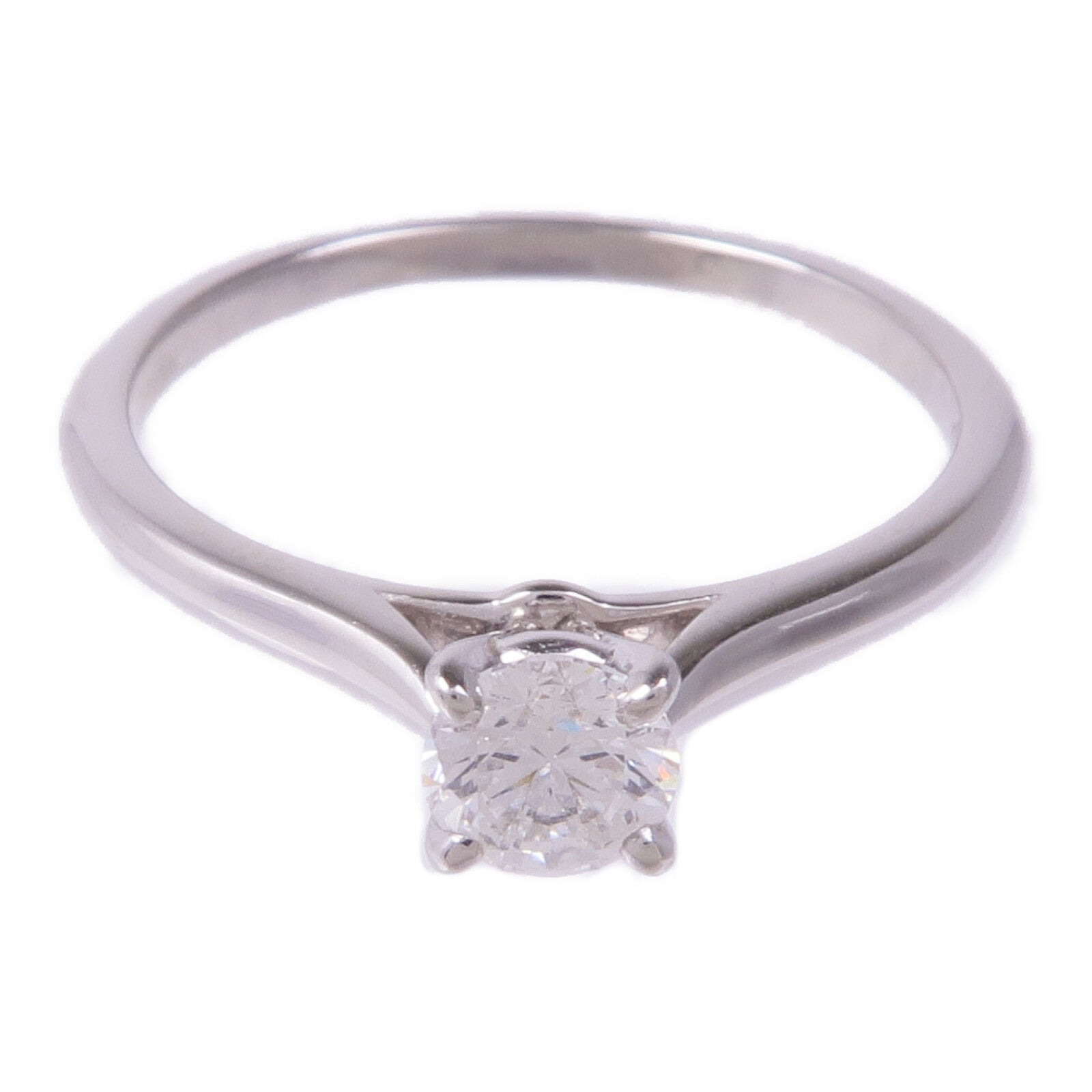 CARTIER PT950鉑金Diamond Engagement Ring鑽石戒指US#7.25