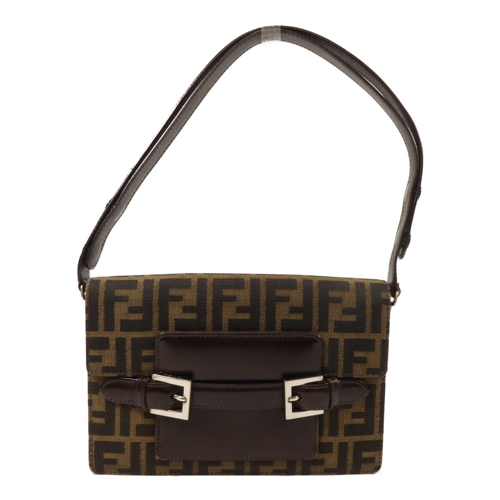 FENDI 帆布Zucca肩背袋