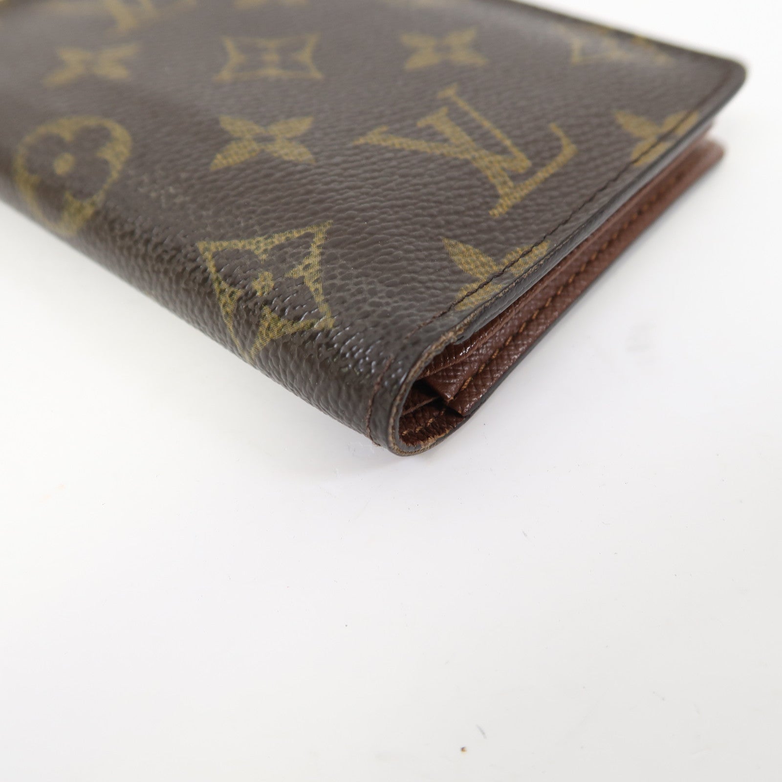 LOUIS VUITTON Monogram Trifold錢包啡色