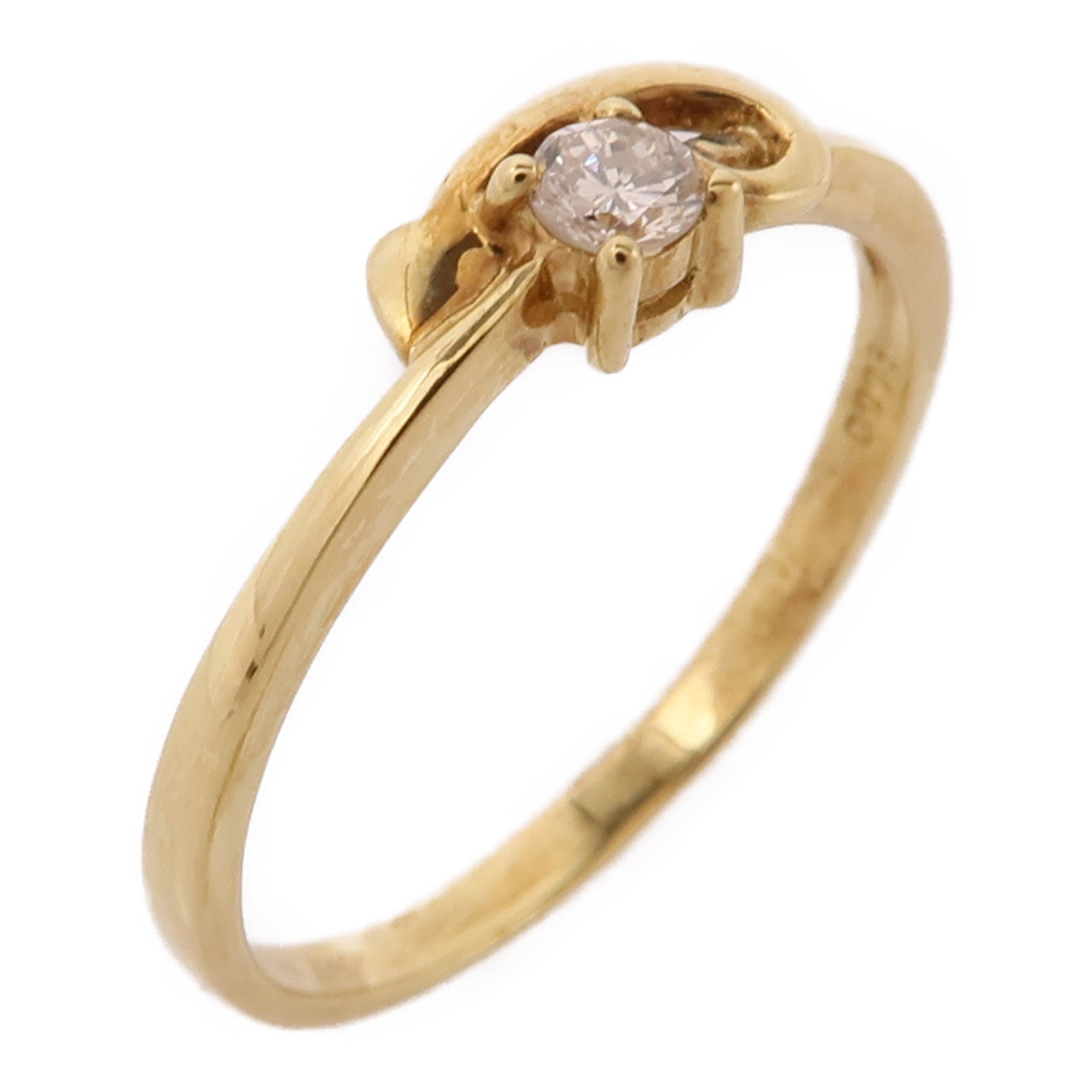 JEWELRY 18K黃金Diamond Ring鑽石戒指US#6