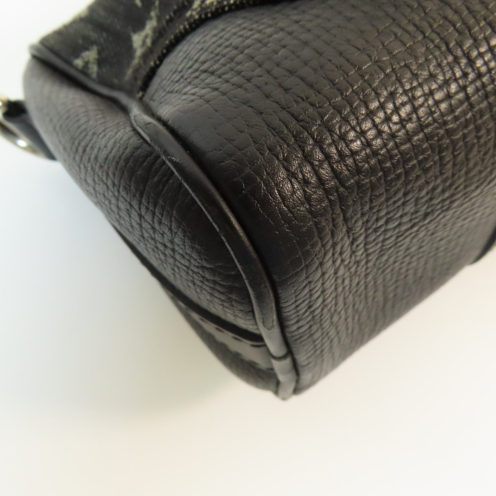 LOUIS VUITTON Monogram Denim Nigo Keepall XS銀扣手挽肩背兩用袋