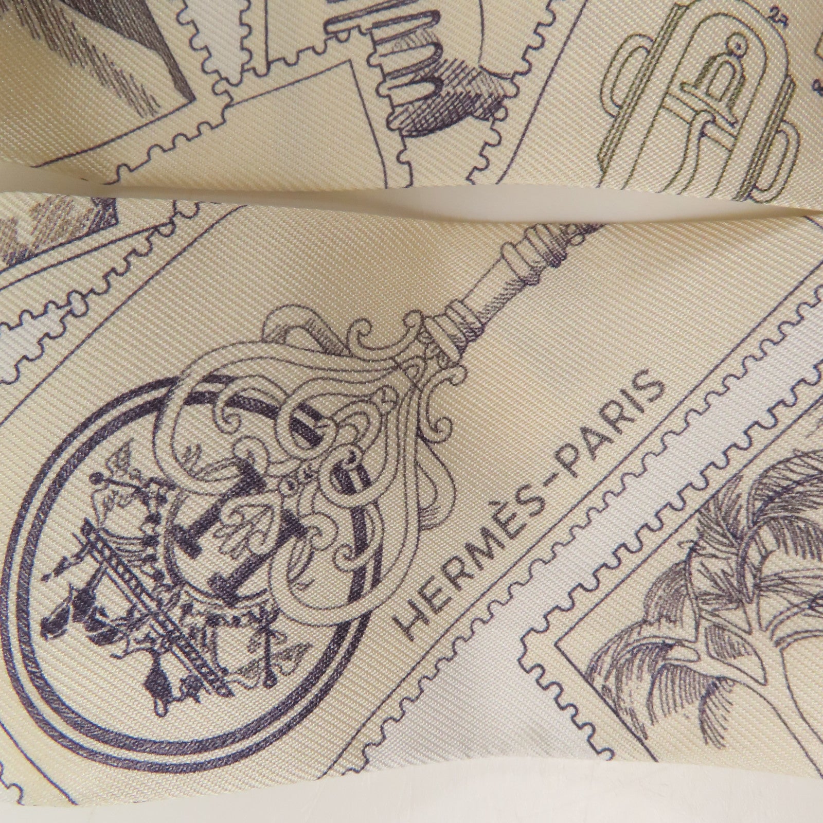 HERMES 絲質Twilly絲巾