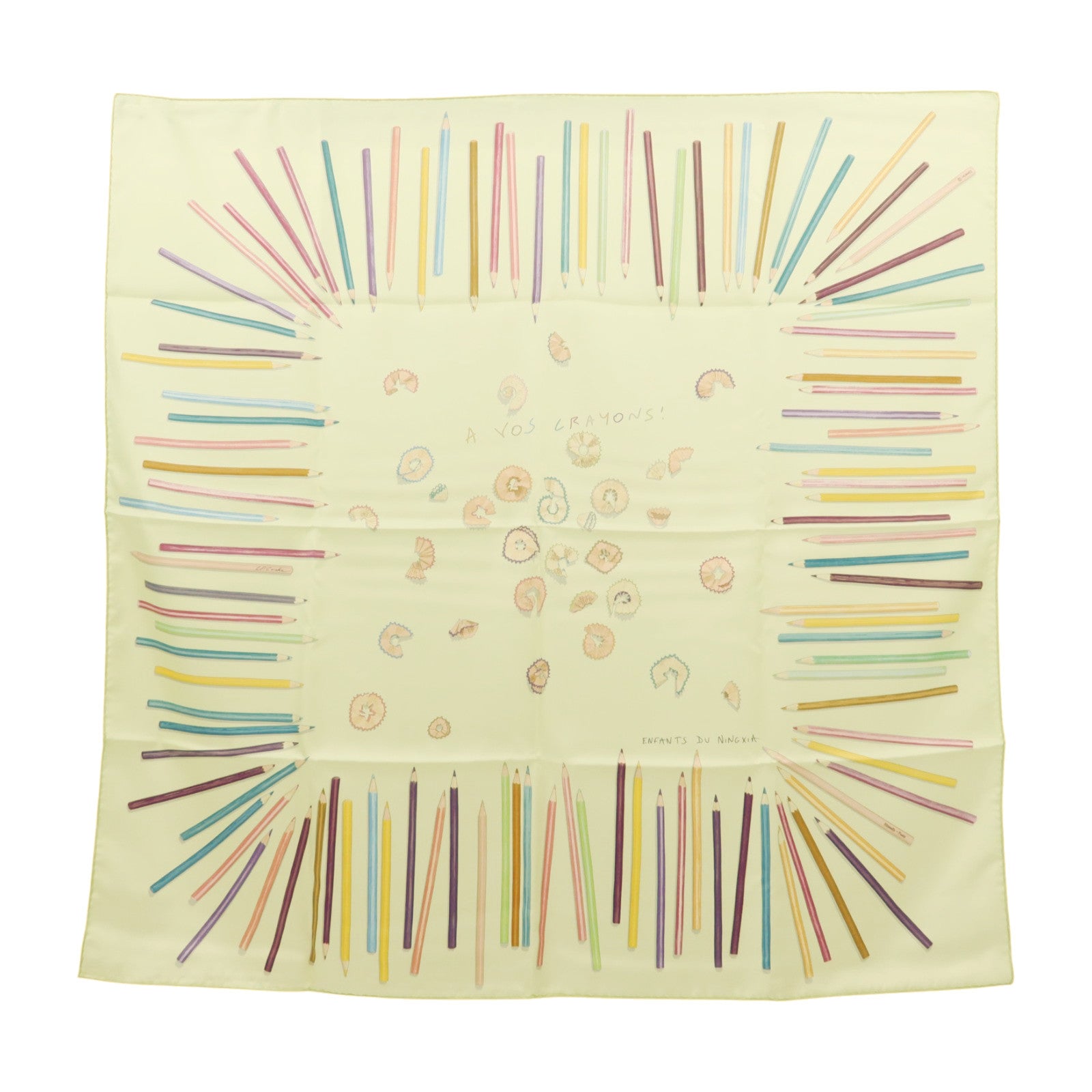 HERMES 絲質Scarf 90X90絲巾