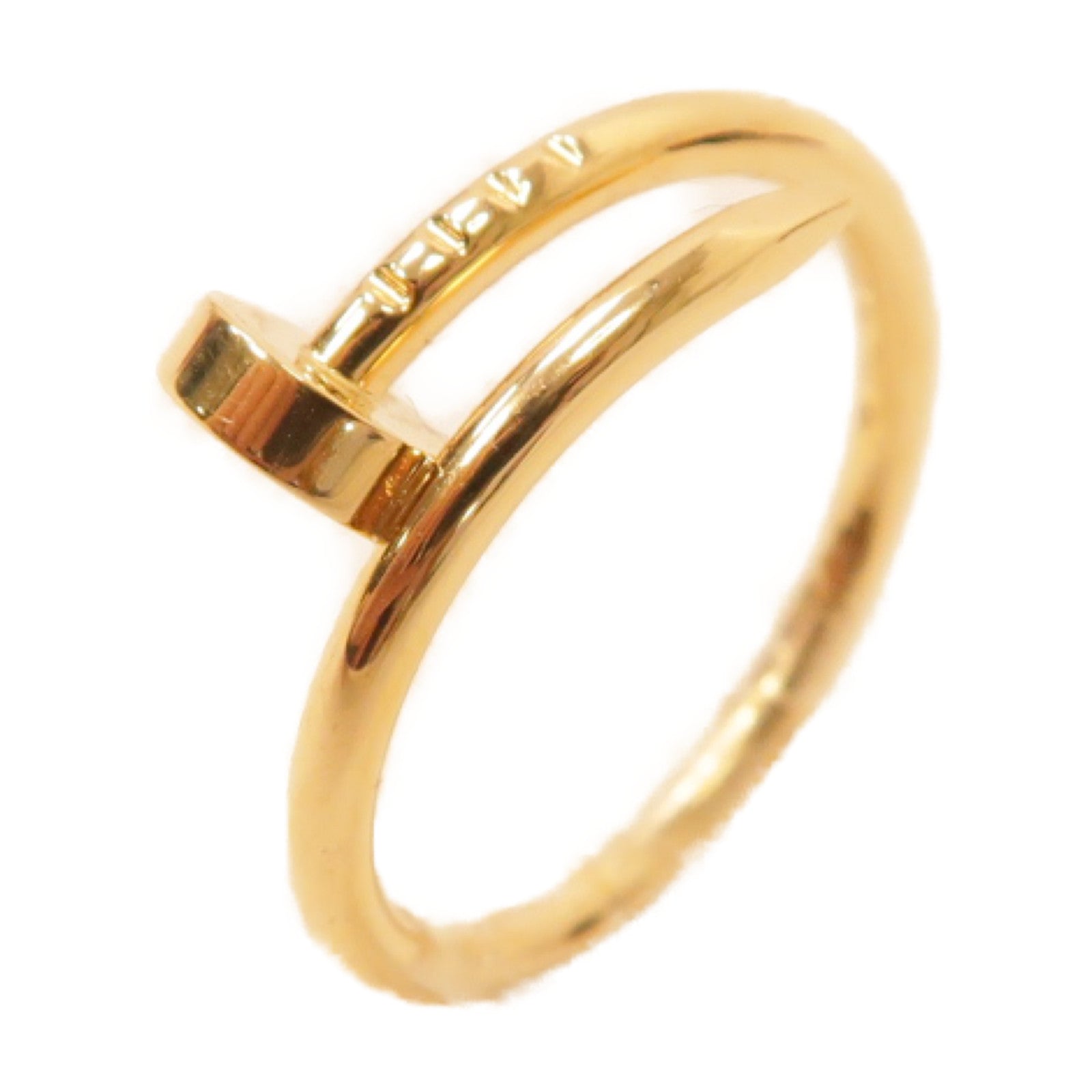 CARTIER 18K黃金Juste Un Clou Ring戒指US#6/Cartier#50