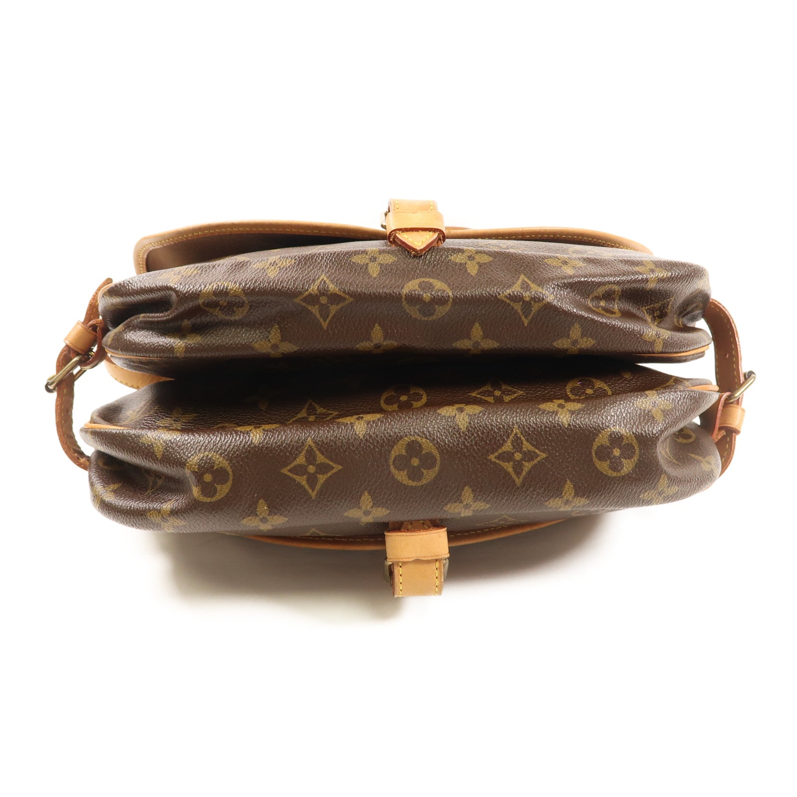 LOUIS VUITTON【激減優惠】 Monogram Saumur 30金扣肩背袋