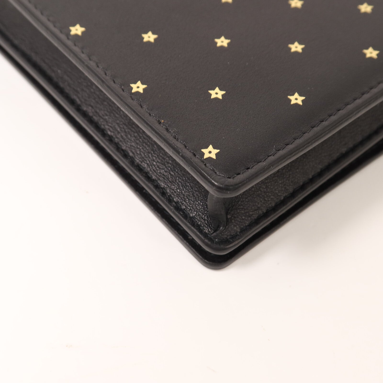 Dior 牛皮皮革Stars Wallet On Chain金扣鏈帶肩背袋