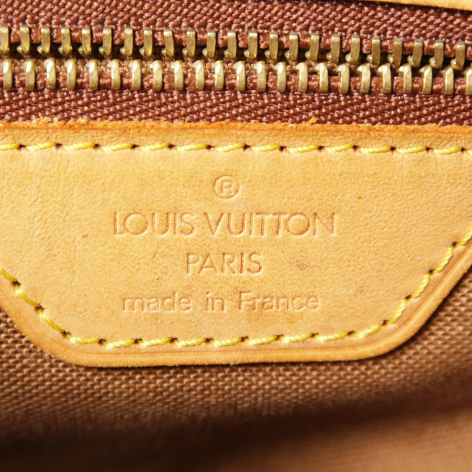 LOUIS VUITTON Monogram Cabas Piano金扣肩背袋