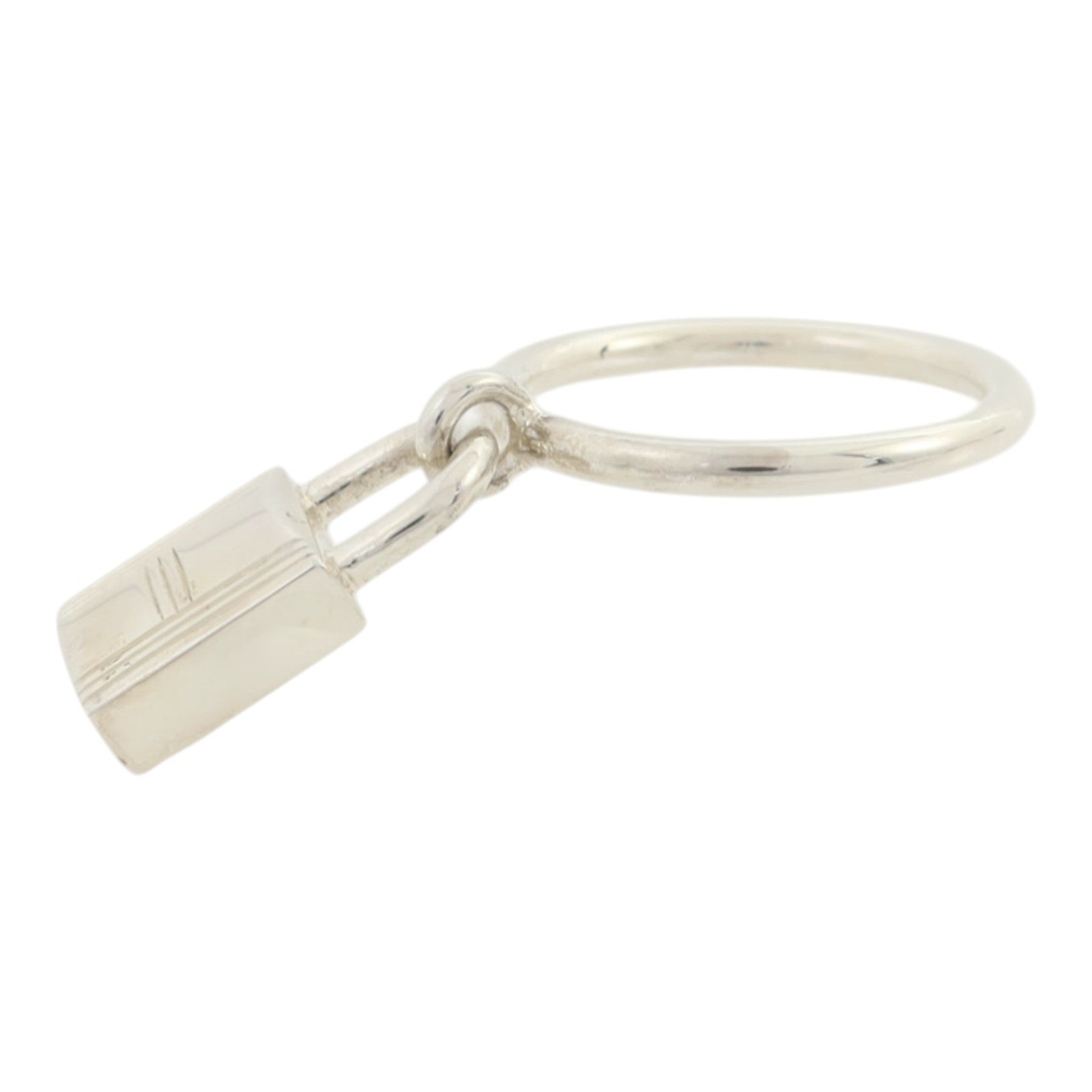 HERMES 925純銀Kelly Cadenas Ring戒指US#5.75/Hermes#52