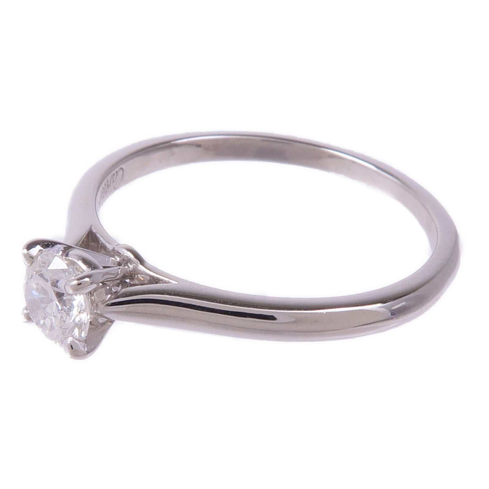 CARTIER PT950鉑金Diamond Engagement Ring鑽石戒指US#7.25