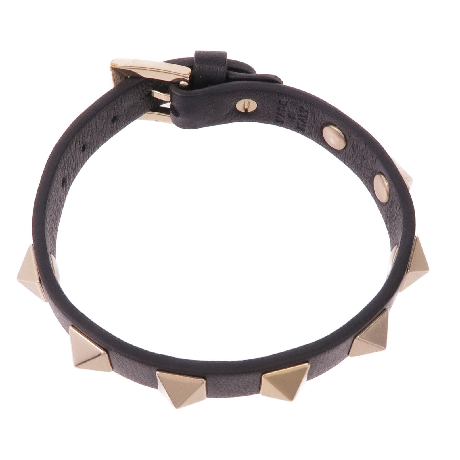 Valentino 牛皮皮革/金屬Bracelet手帶