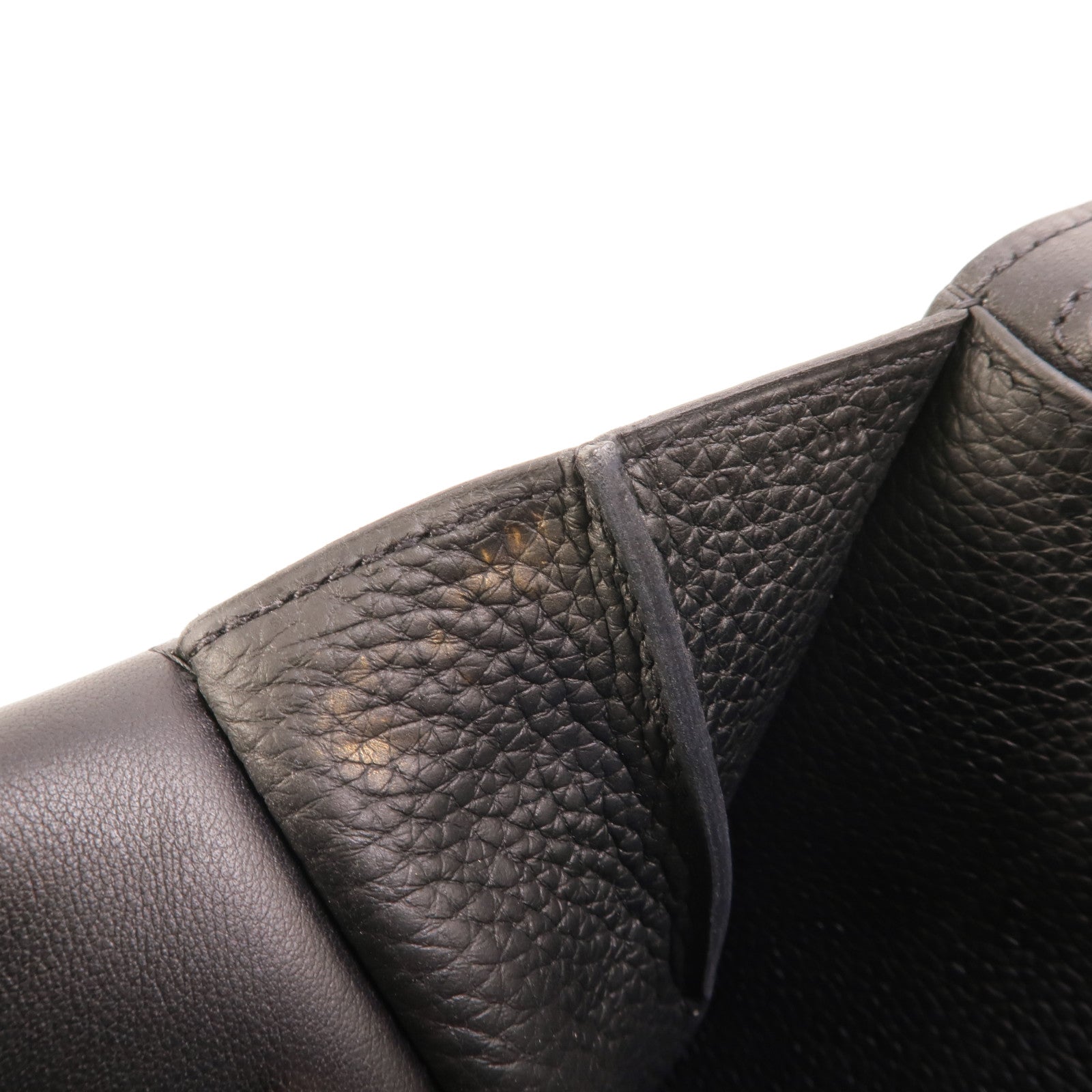 HERMES Clemence皮革Halzan 31手挽肩背兩用袋Blue Nuit