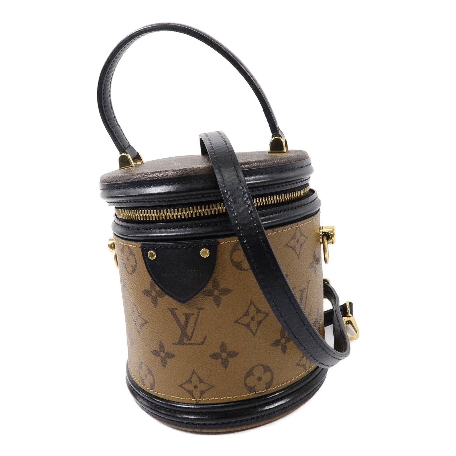 LOUIS VUITTON Monogram Reverse Cannes手挽肩背兩用袋