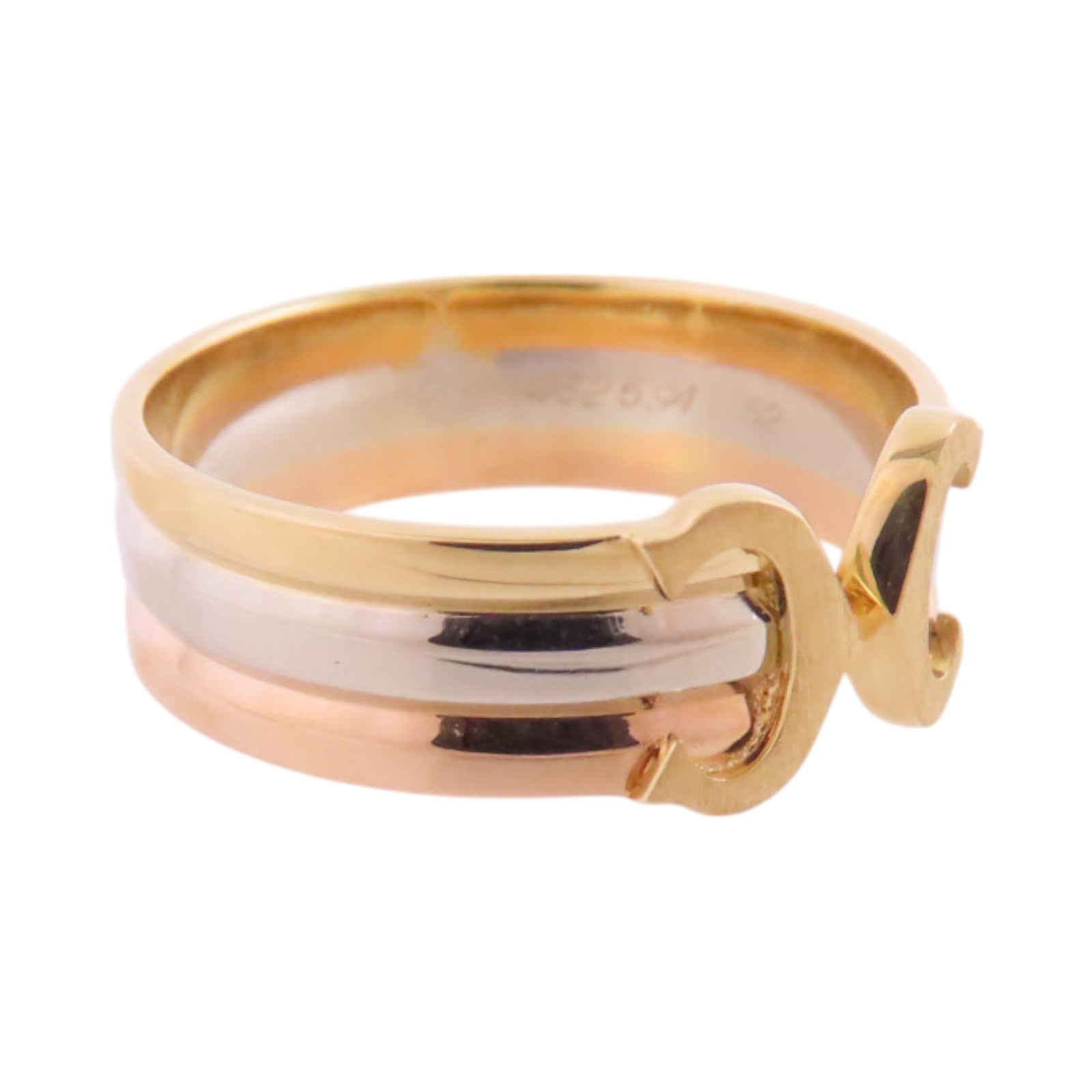 CARTIER 18K白金/黃金/玫瑰金C2 Ring戒指#52/US#6