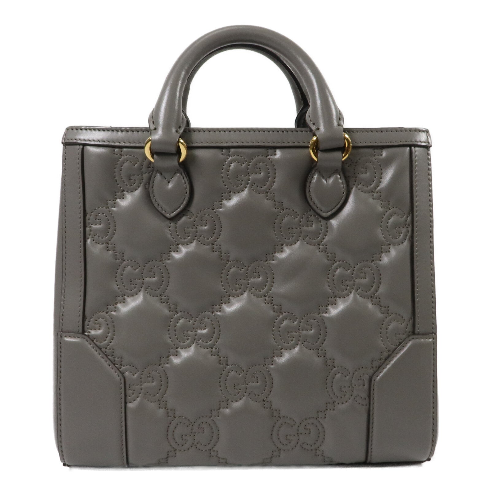 GUCCI 牛皮皮革GG Matelasse Mini Top Handle手挽肩背兩用袋