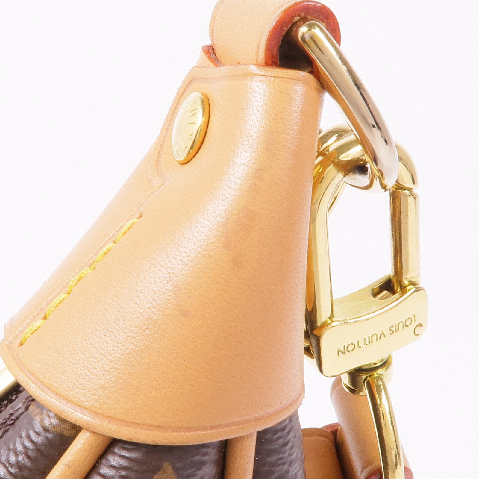 LOUIS VUITTON LV GHW Loop 2 Way Shoulder Bag M81098 Monogram Brown