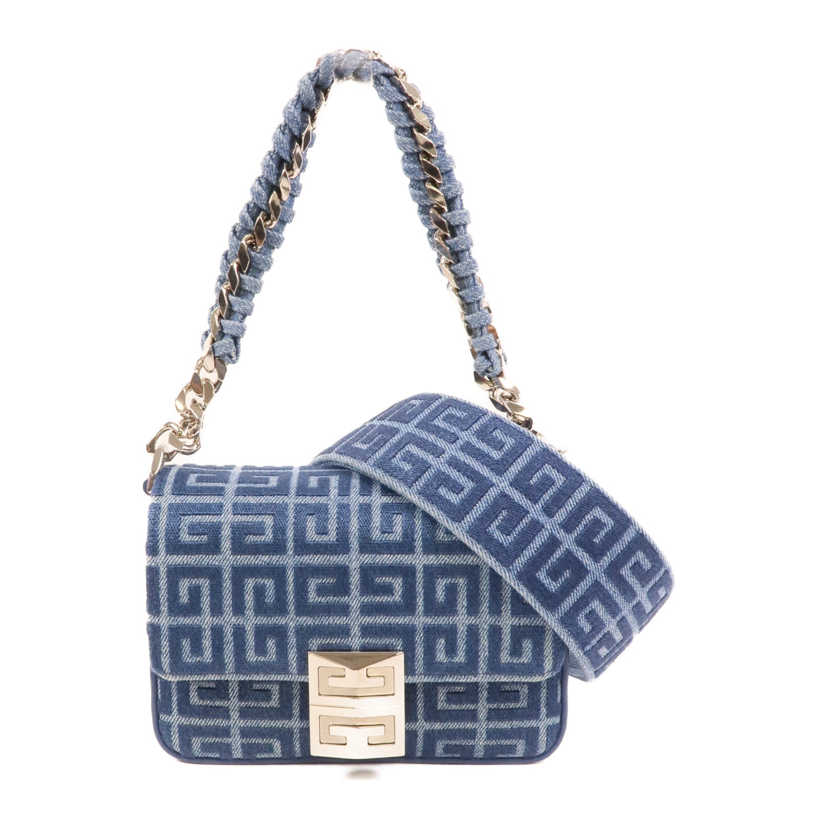GIVENCHY Denim 2Way Shoulder Bag手挽肩背兩用袋