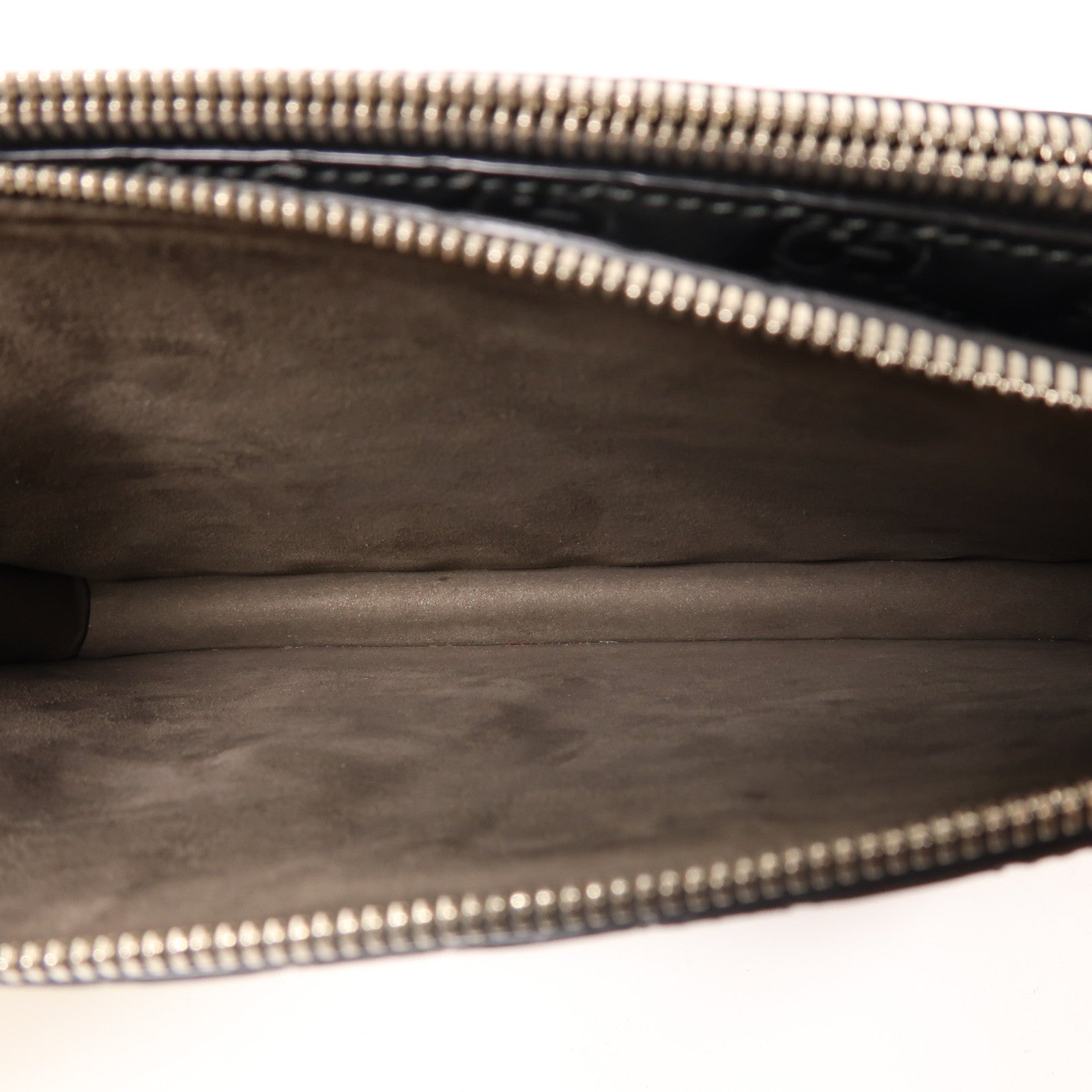 GUCCI GG SHW Signature Shoulder Bag 450953 Calfskin Leather Black