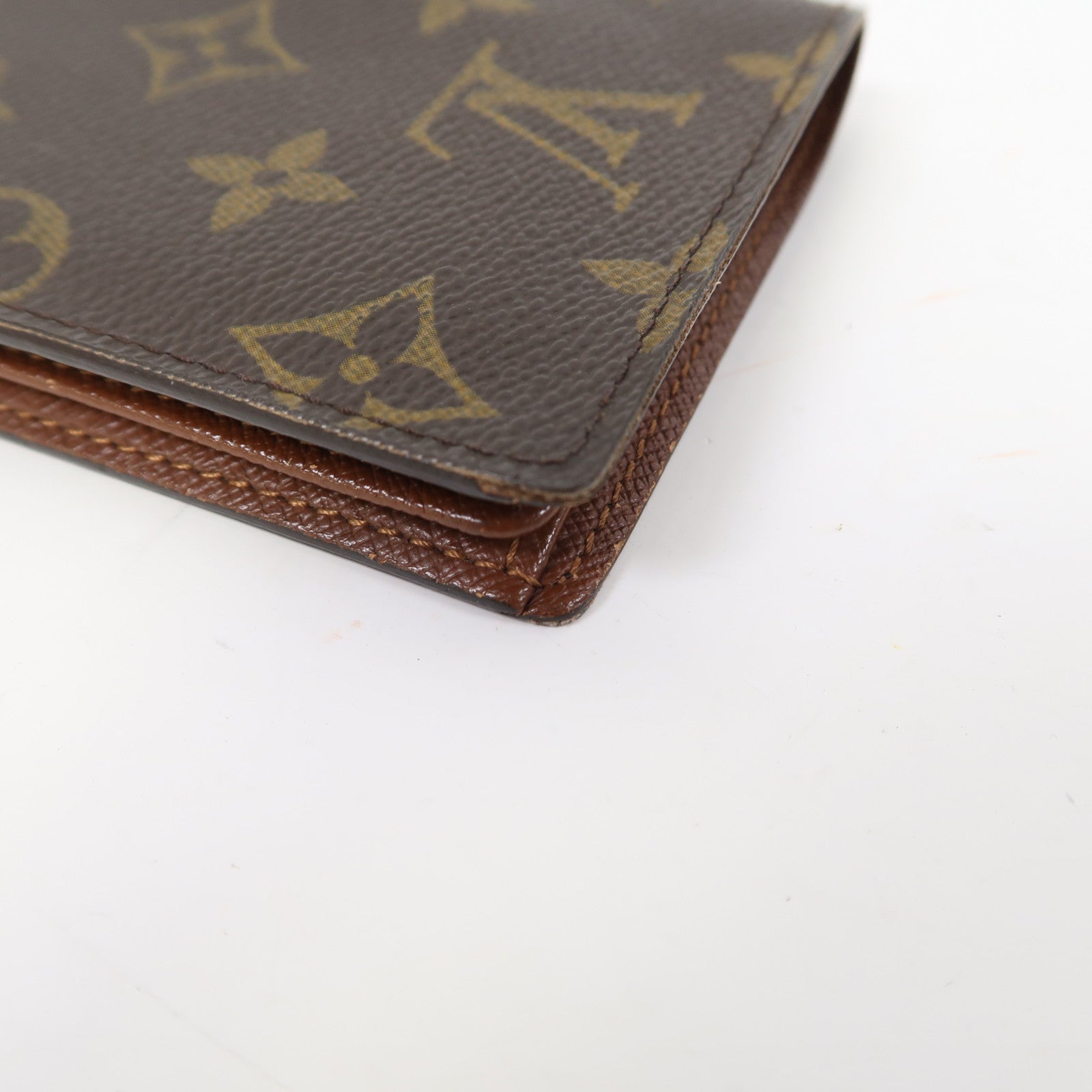 LOUIS VUITTON Monogram Trifold錢包啡色