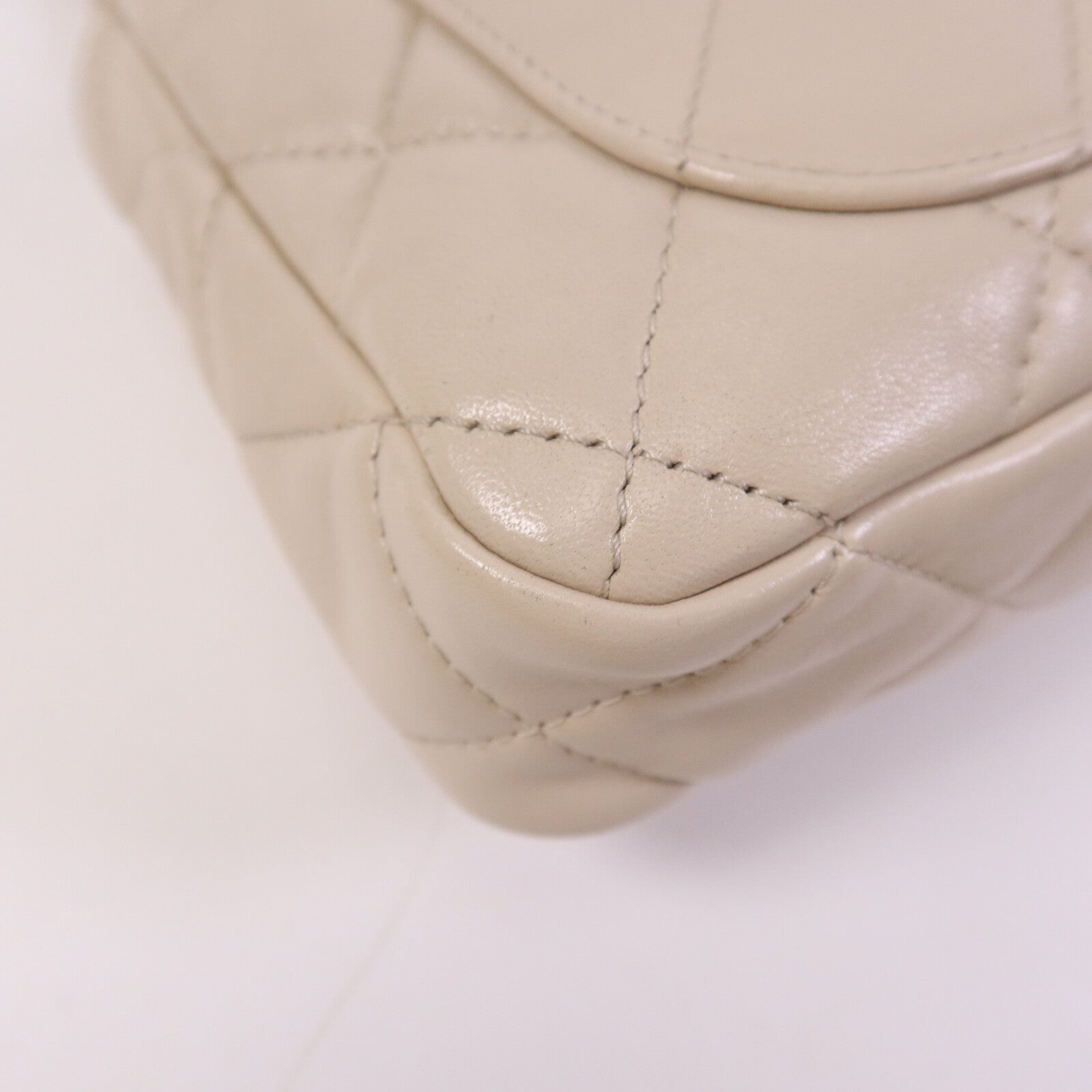 CHANEL 【激減優惠】牛皮皮革Chain Shoulder金扣肩背袋