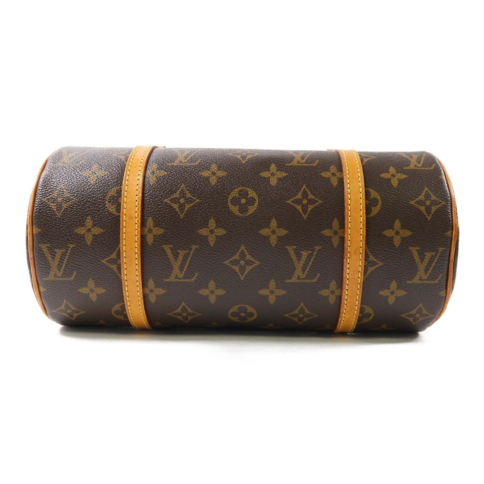 LOUIS VUITTON Monogram Papillon金扣手挽袋/肩背袋啡色