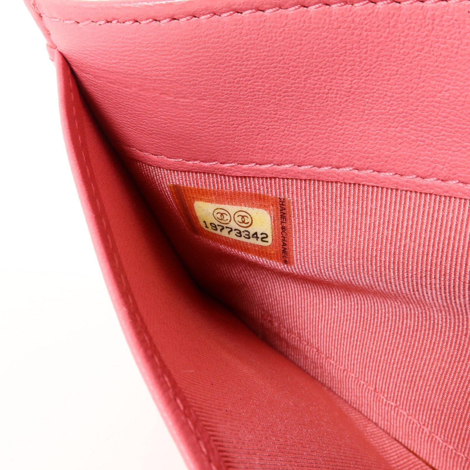 CHANEL 羊皮皮革Bifold Long Wallet長錢包