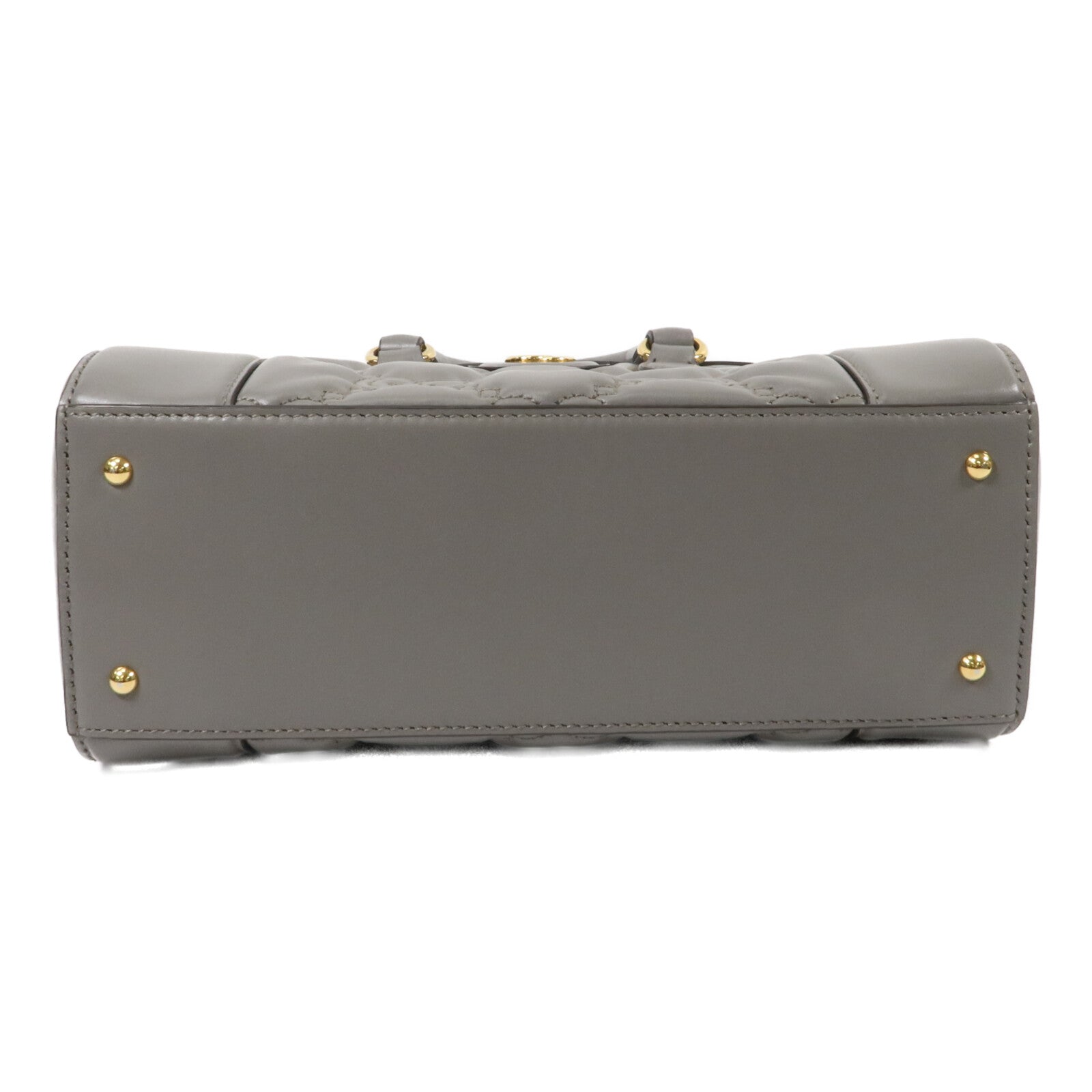 GUCCI 牛皮皮革GG Matelasse Mini Top Handle手挽肩背兩用袋