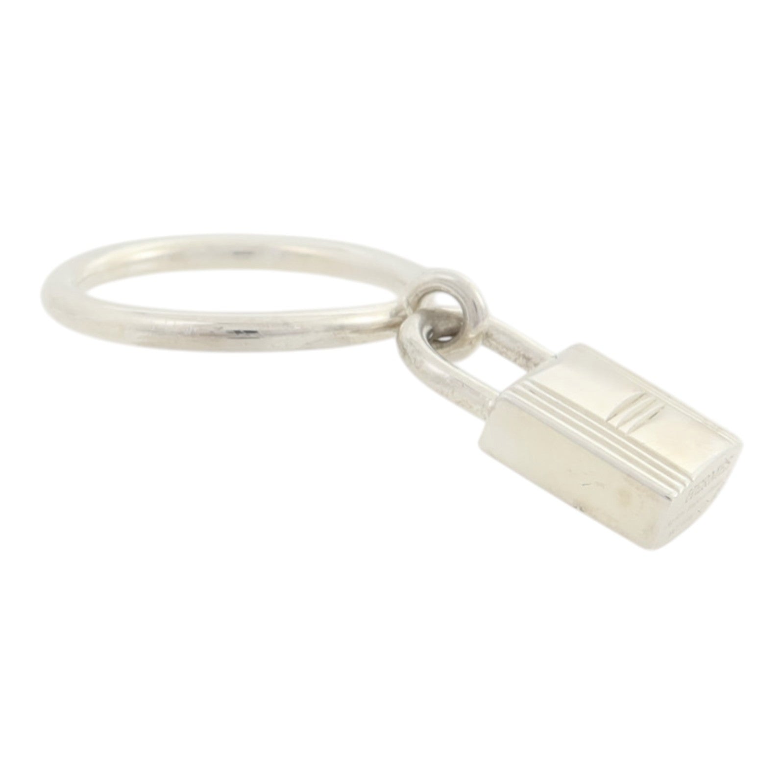 HERMES 925純銀Kelly Cadenas Ring戒指US#5.75/Hermes#52