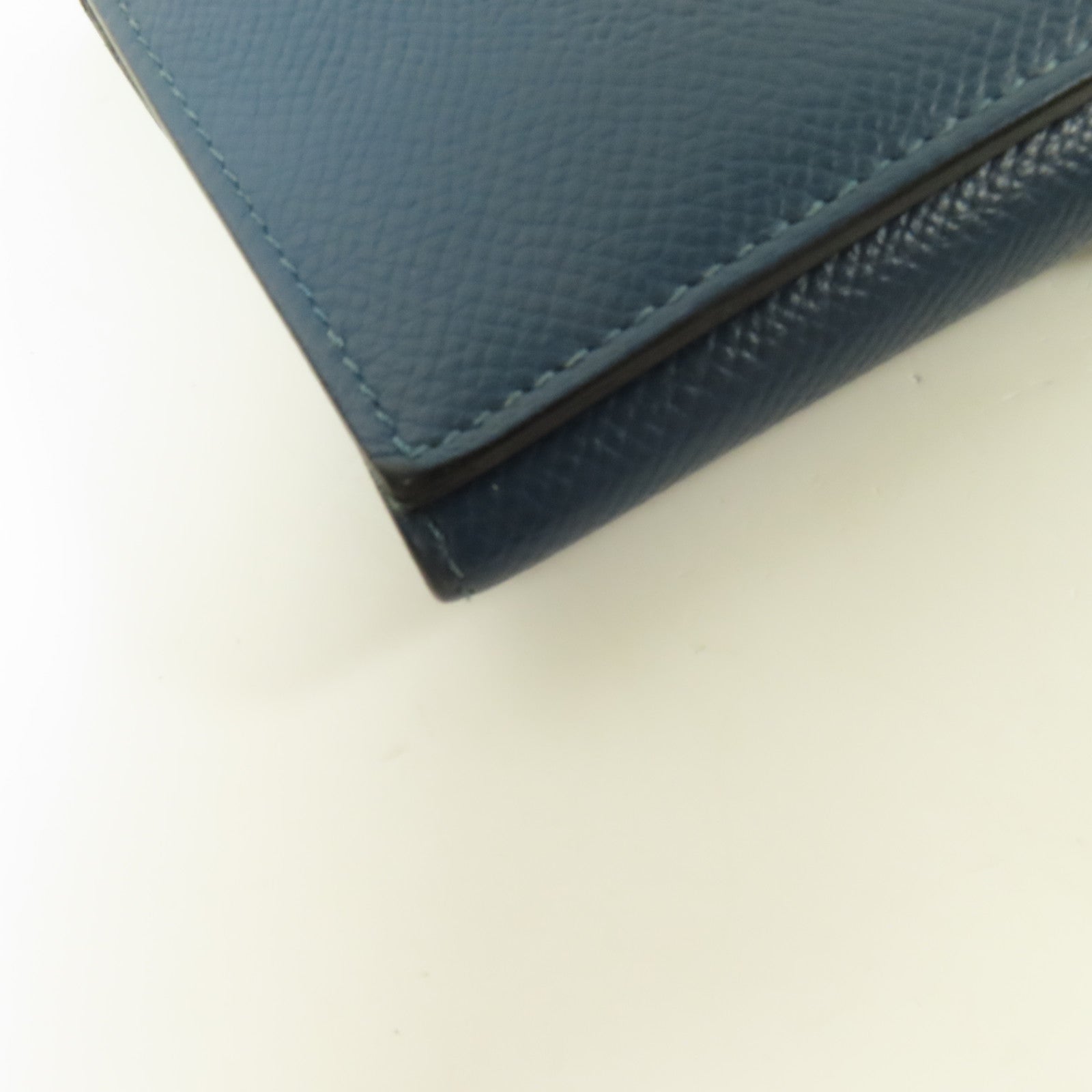 HERMES Epsom皮革Bearn Trifold Wallet銀扣長錢包