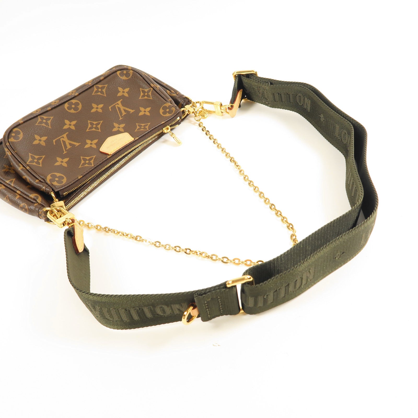 LOUIS VUITTON Monogram Multi Pochette Accessoires金扣肩背袋
