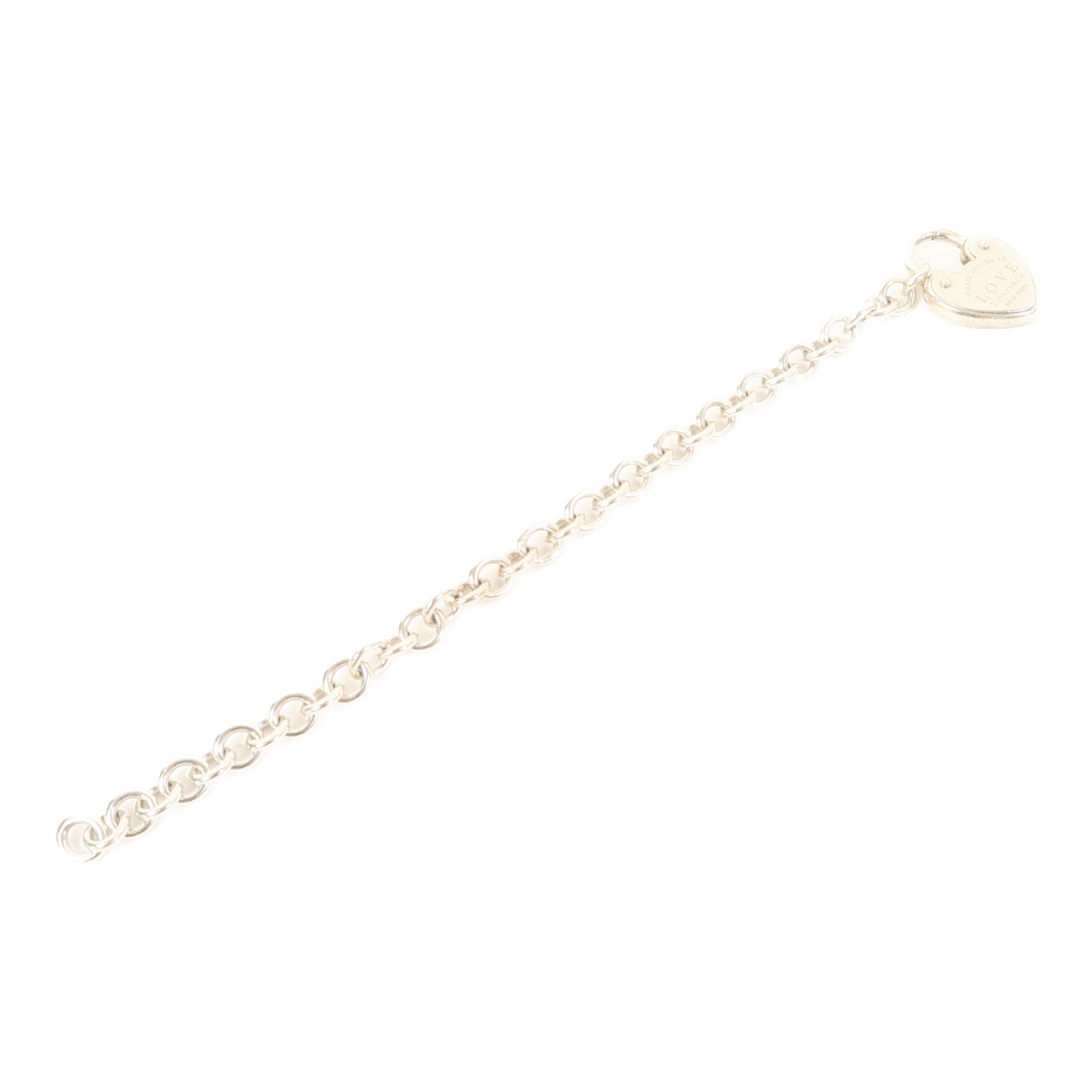 TIFFANY＆CO 925純銀Return to Tiffany Love Lock Bracelet手鏈