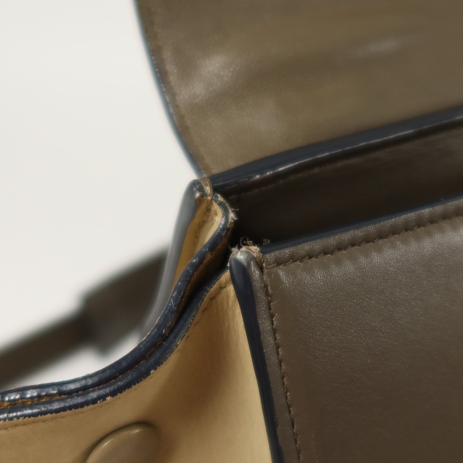 CELINE 牛皮皮革Trapeze金扣手挽肩背兩用袋