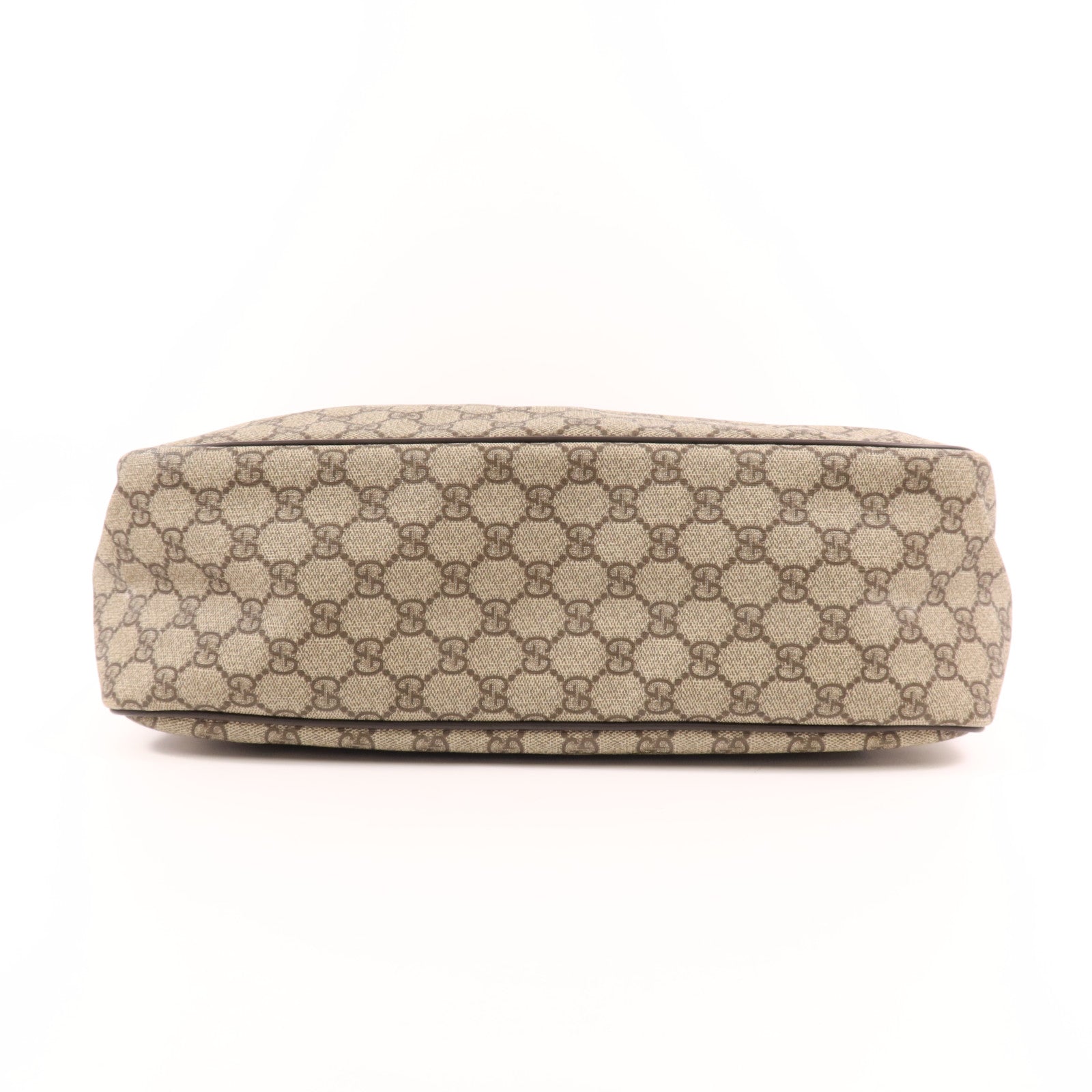 GUCCI 塗層帆布Shoulder Bag金扣肩背袋