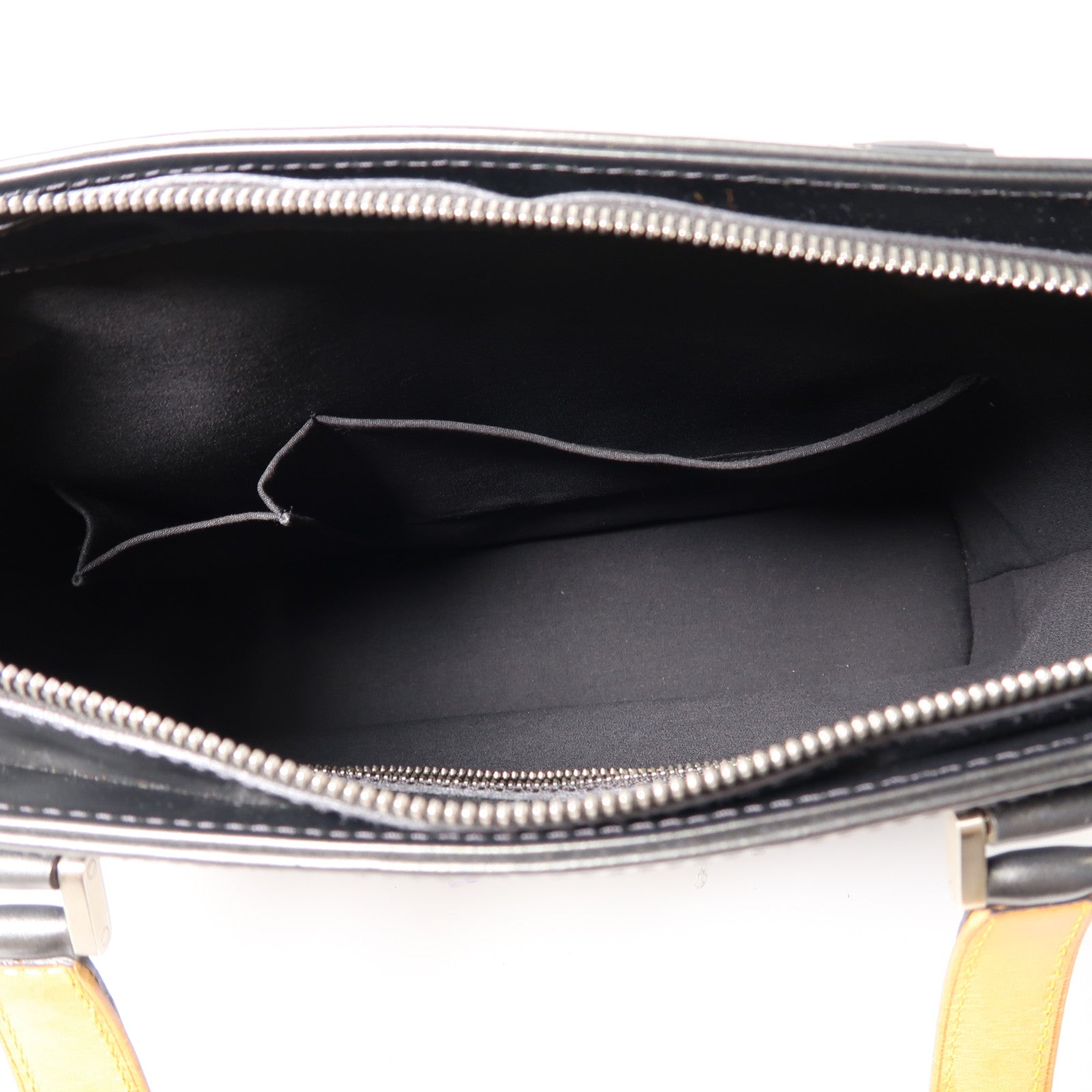 LOUIS VUITTON Monogram Mat Wilwood Tote Bag銀扣肩背袋銀色