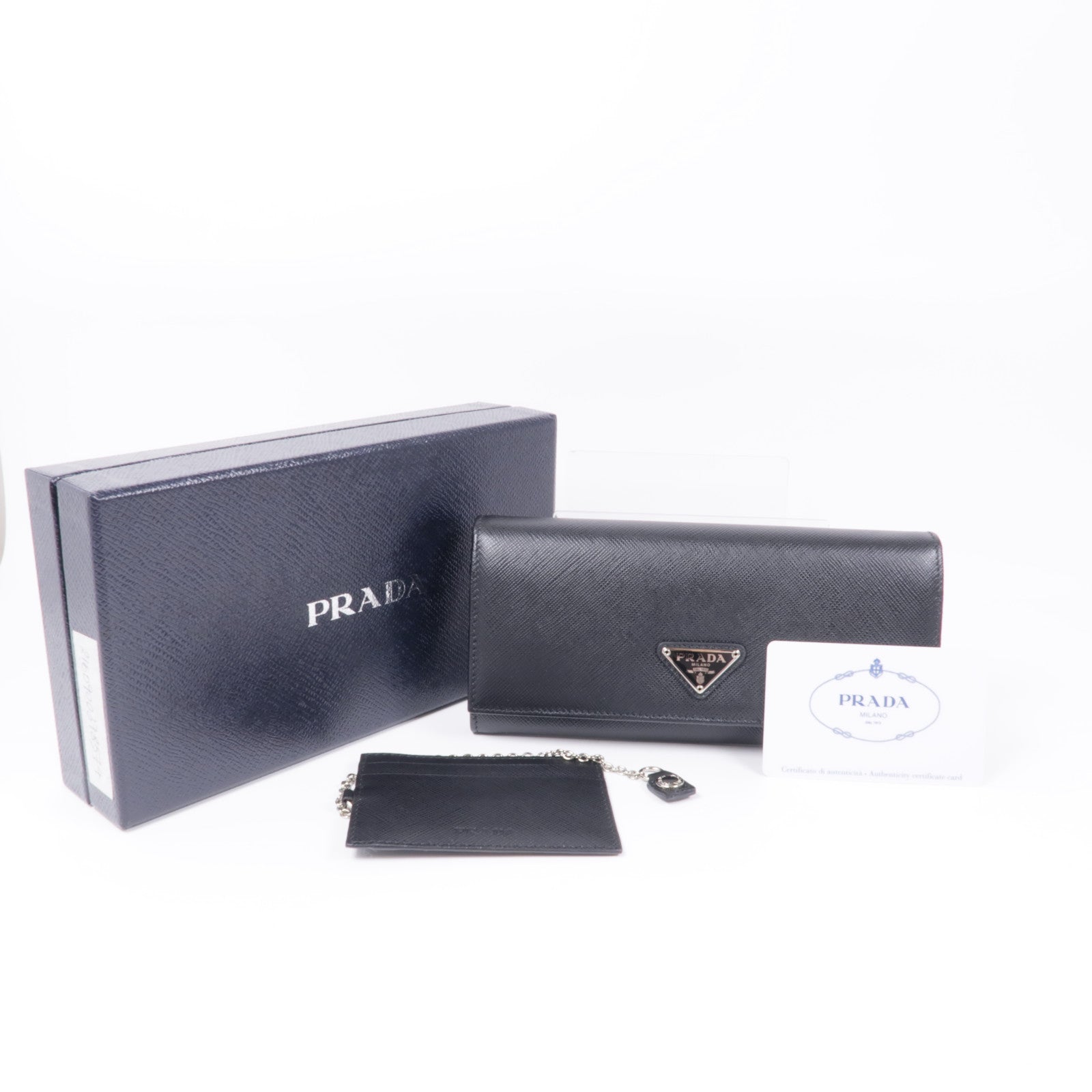 PRADA Saffiano皮革Long Wallet長錢包