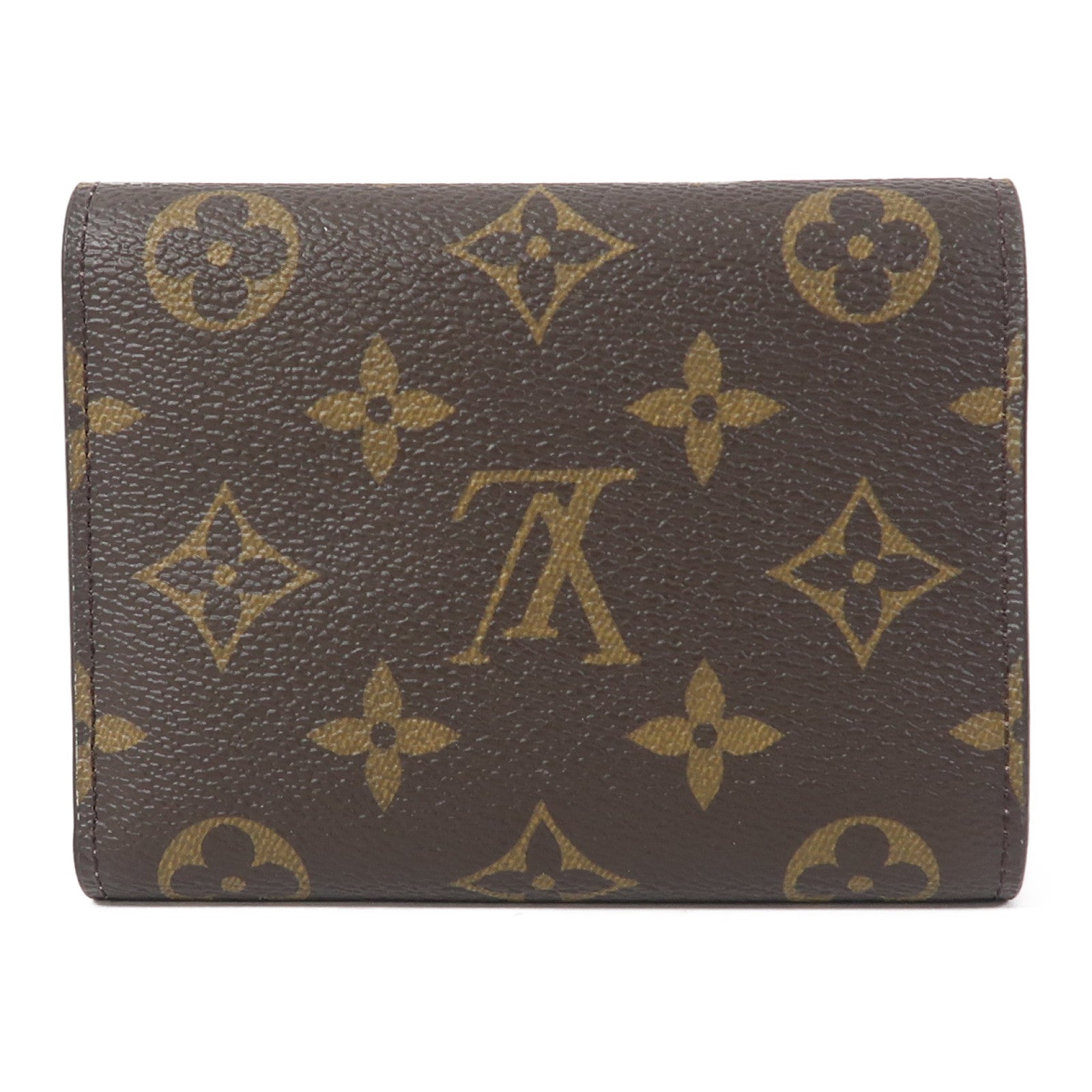 LOUIS VUITTON Monogram Vivienne Victorine金扣錢包啡色