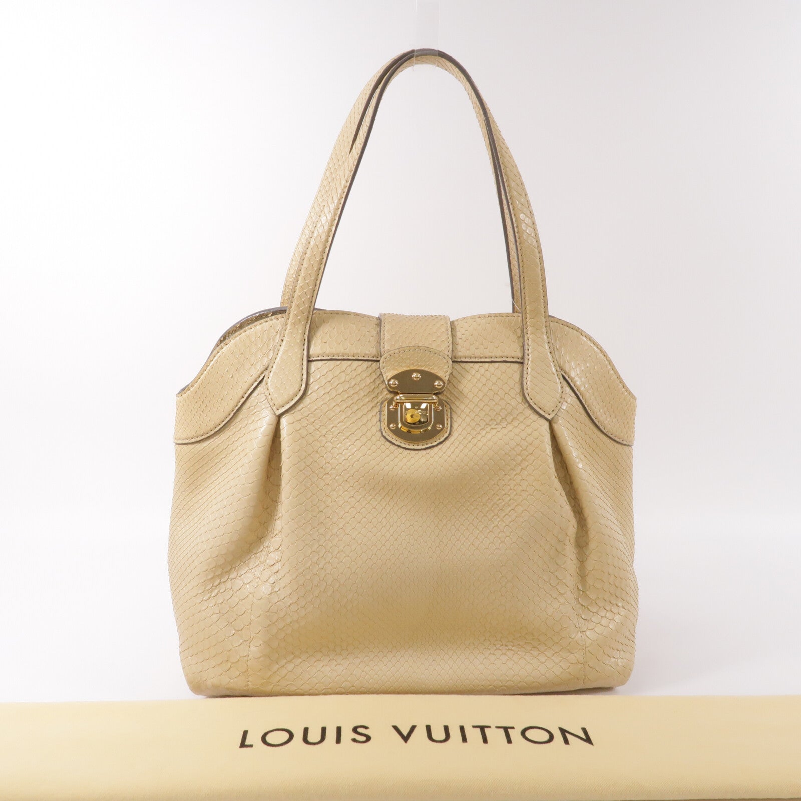 LOUIS VUITTON 蛇皮皮革Cirrus PM手挽袋