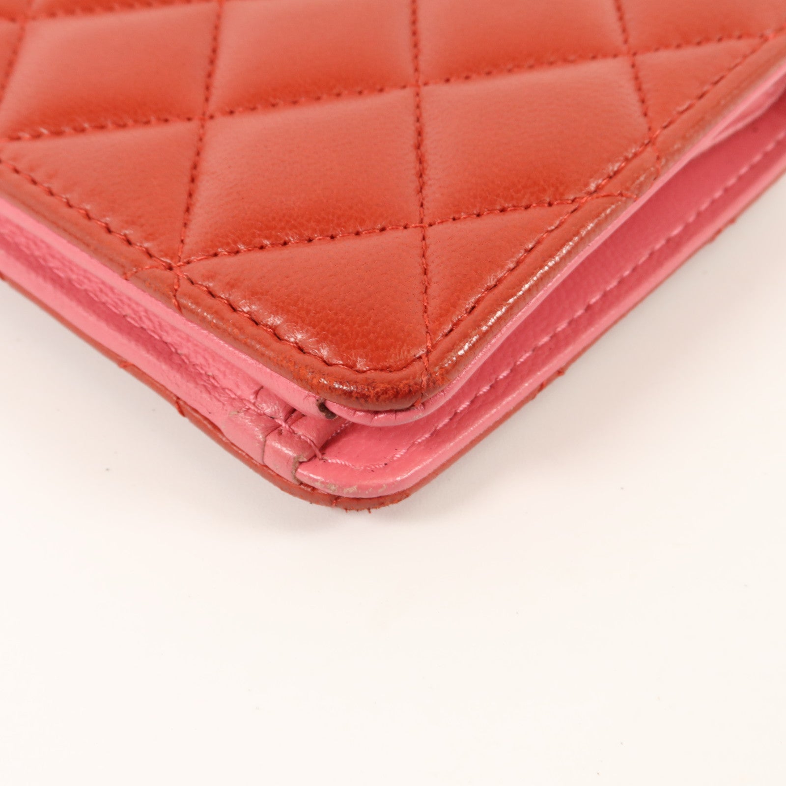 CHANEL 羊皮皮革Bifold Long Wallet長錢包